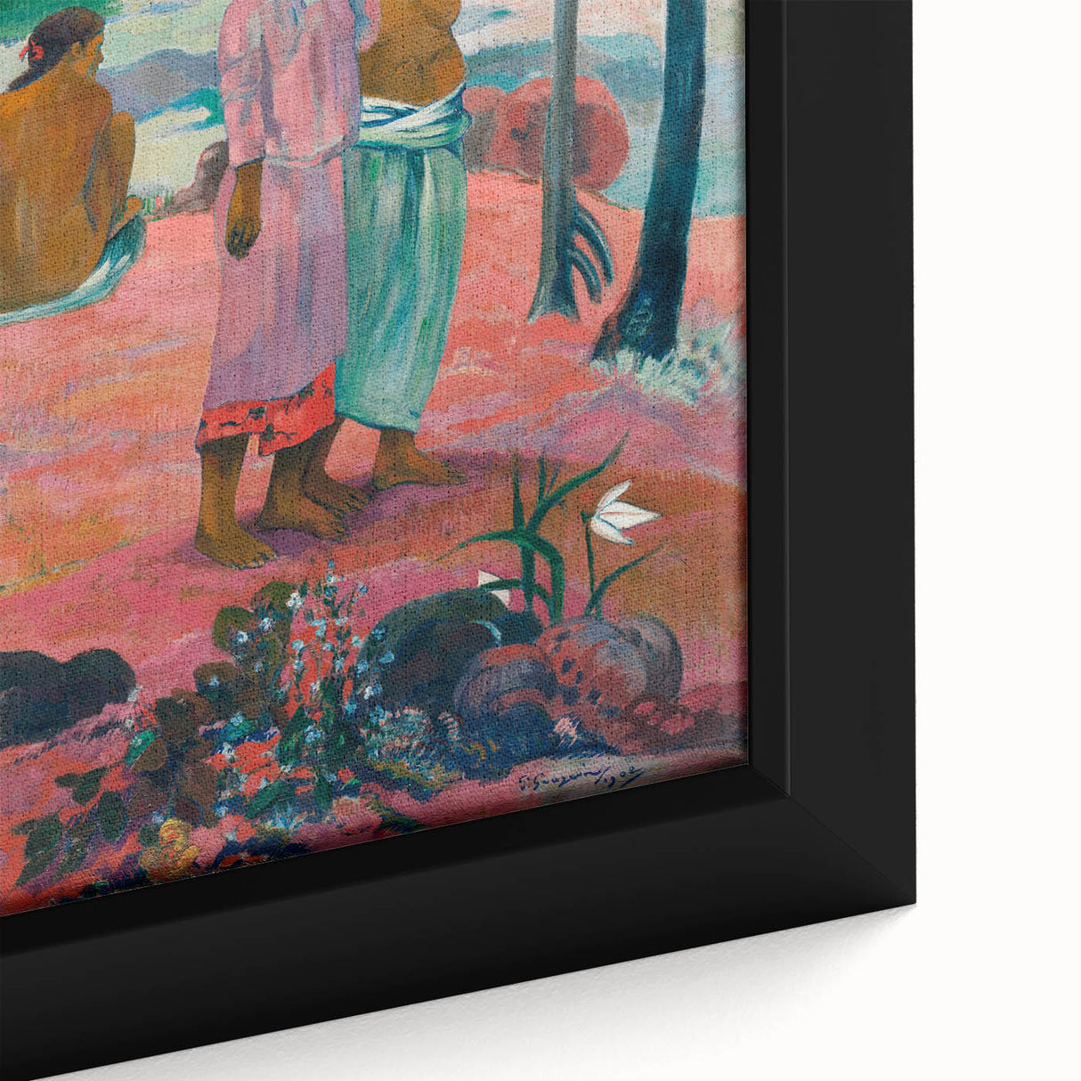 Impressionist Art Print - Gauguin's "The Call" Tropical Scene
