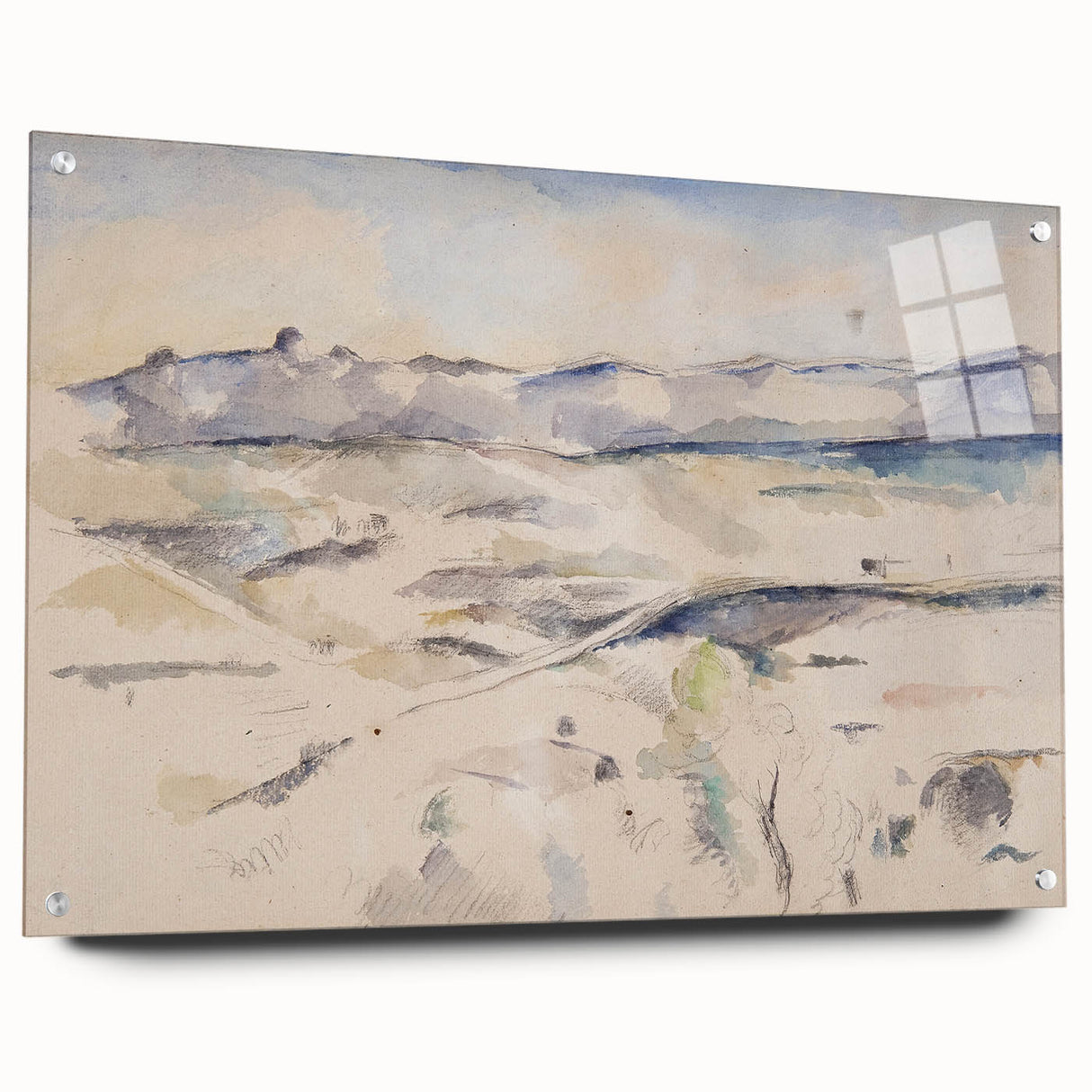 Impressionist Landscape Art - Cézanne's "Chaine de l'Étoile" Print