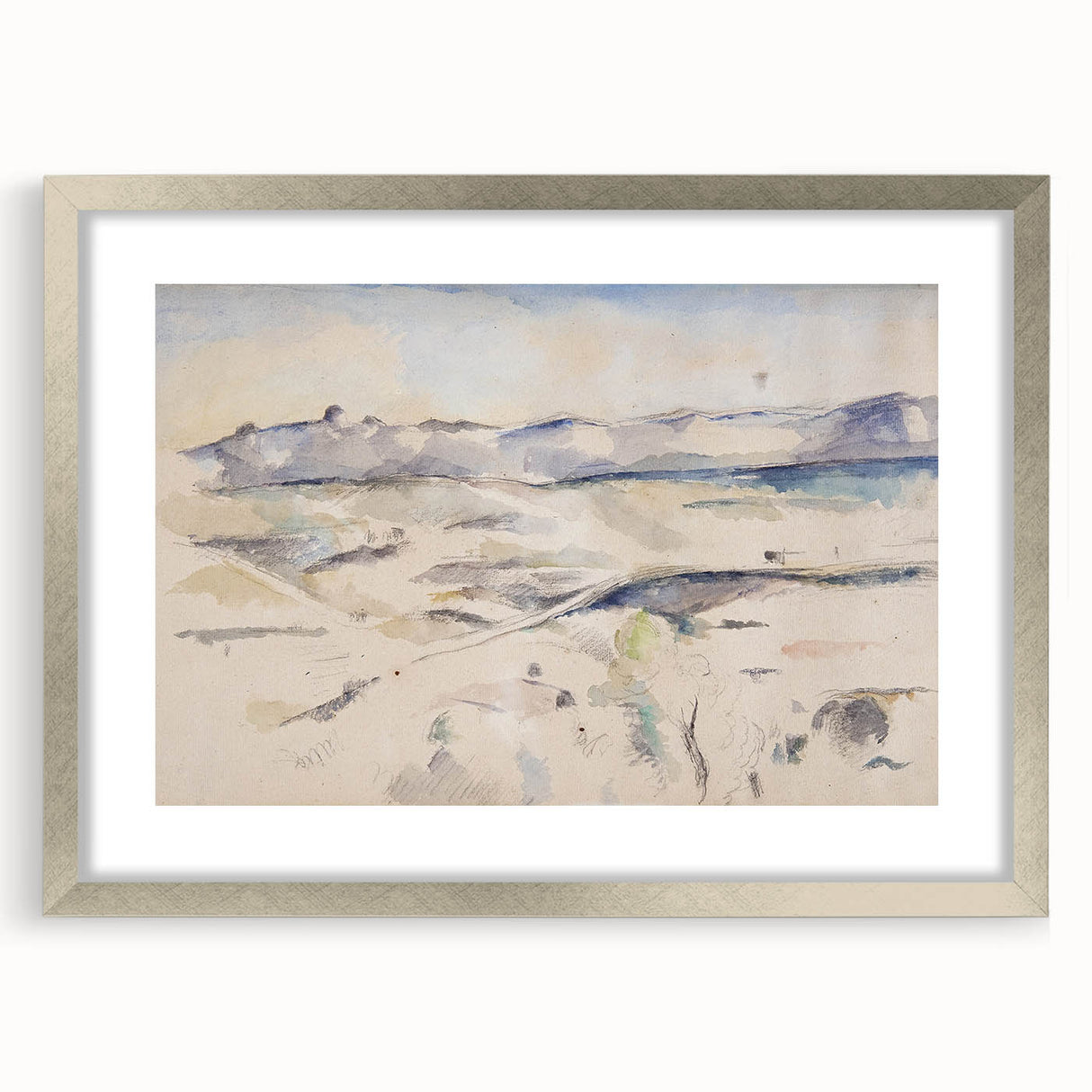 Impressionist Landscape Art - Cézanne's "Chaine de l'Étoile" Print