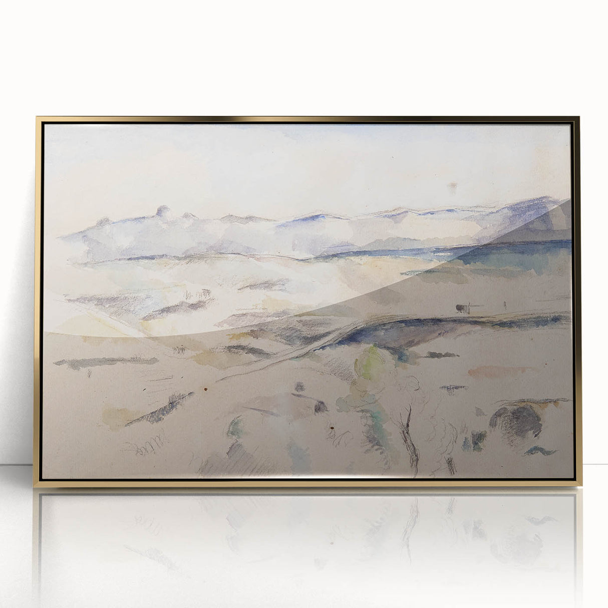 Impressionist Landscape Art - Cézanne's "Chaine de l'Étoile" Print