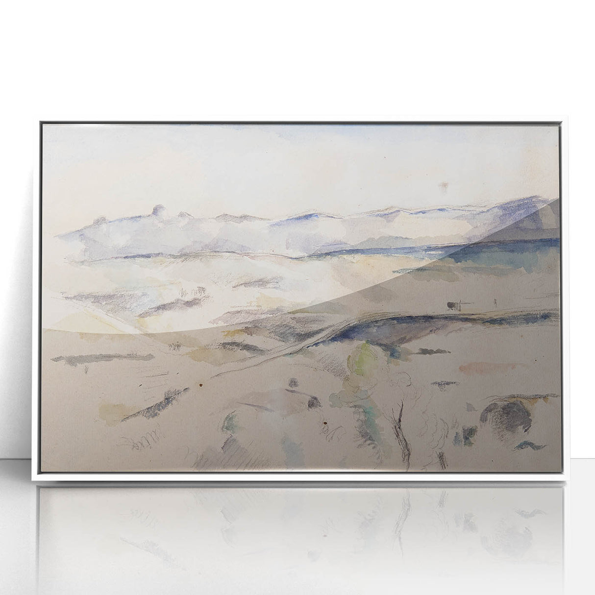 Impressionist Landscape Art - Cézanne's "Chaine de l'Étoile" Print