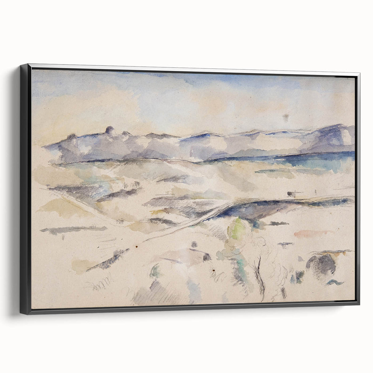 Impressionist Landscape Art - Cézanne's "Chaine de l'Étoile" Print