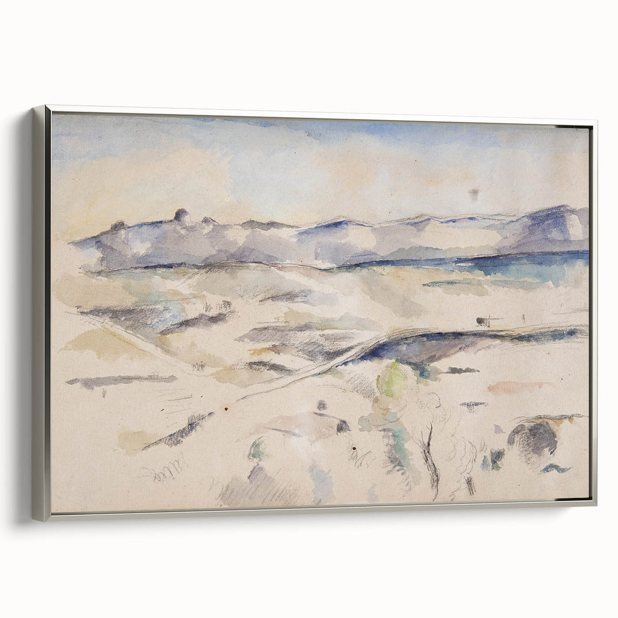 Impressionist Landscape Art - Cézanne's "Chaine de l'Étoile" Print