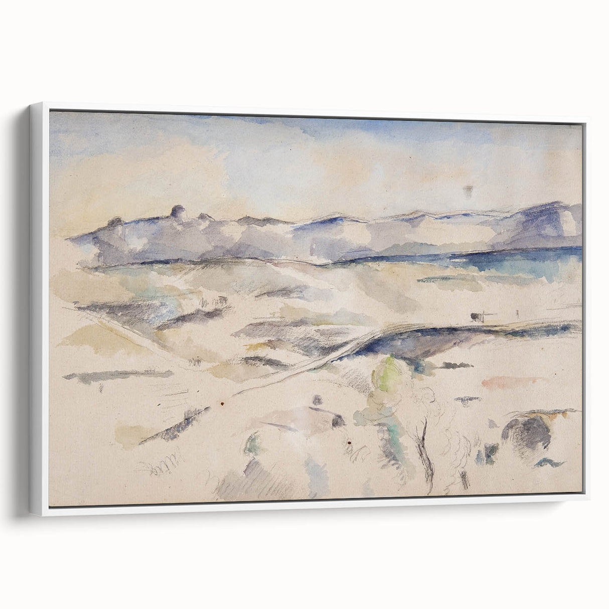 Impressionist Landscape Art - Cézanne's "Chaine de l'Étoile" Print