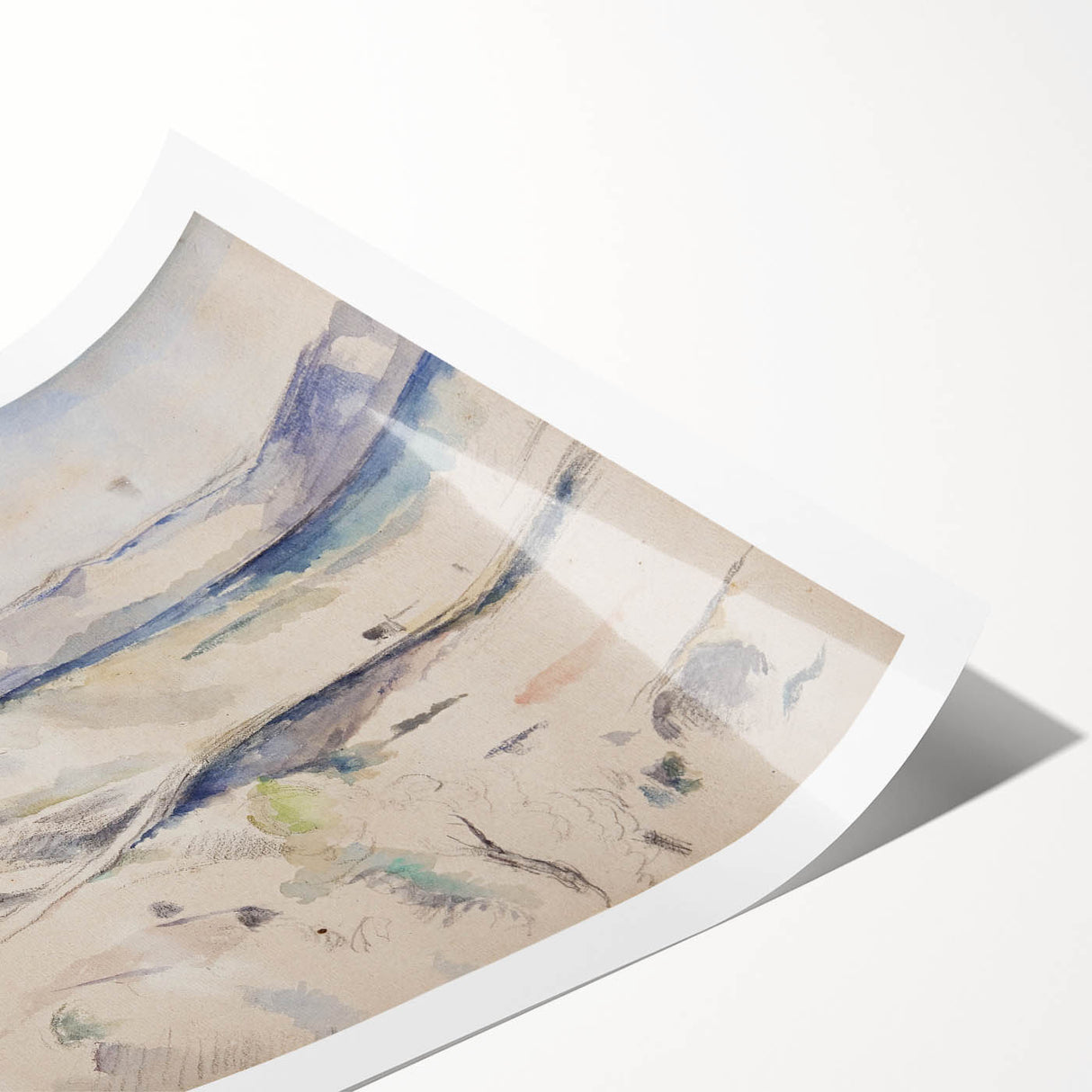 Impressionist Landscape Art - Cézanne's "Chaine de l'Étoile" Print