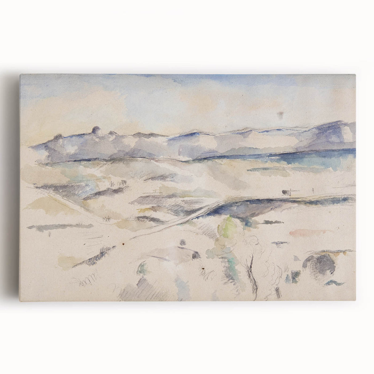 Impressionist Landscape Art - Cézanne's "Chaine de l'Étoile" Print