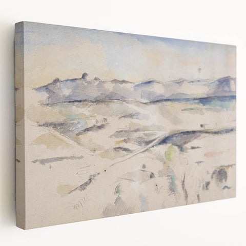 Impressionist Landscape Art - Cézanne's "Chaine de l'Étoile" Print