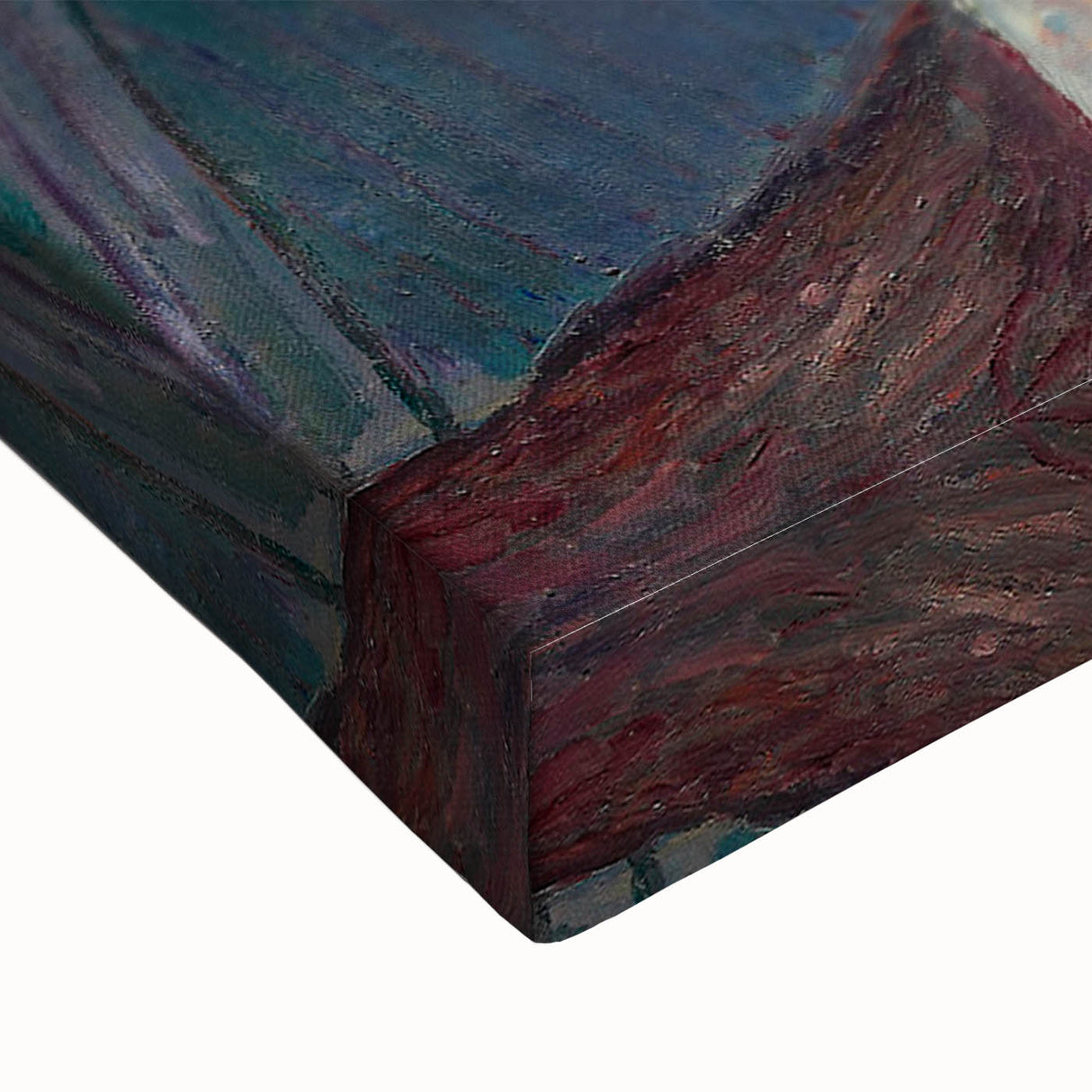 Impressionist Art – Sunset Over the River Claude Monet Style Print