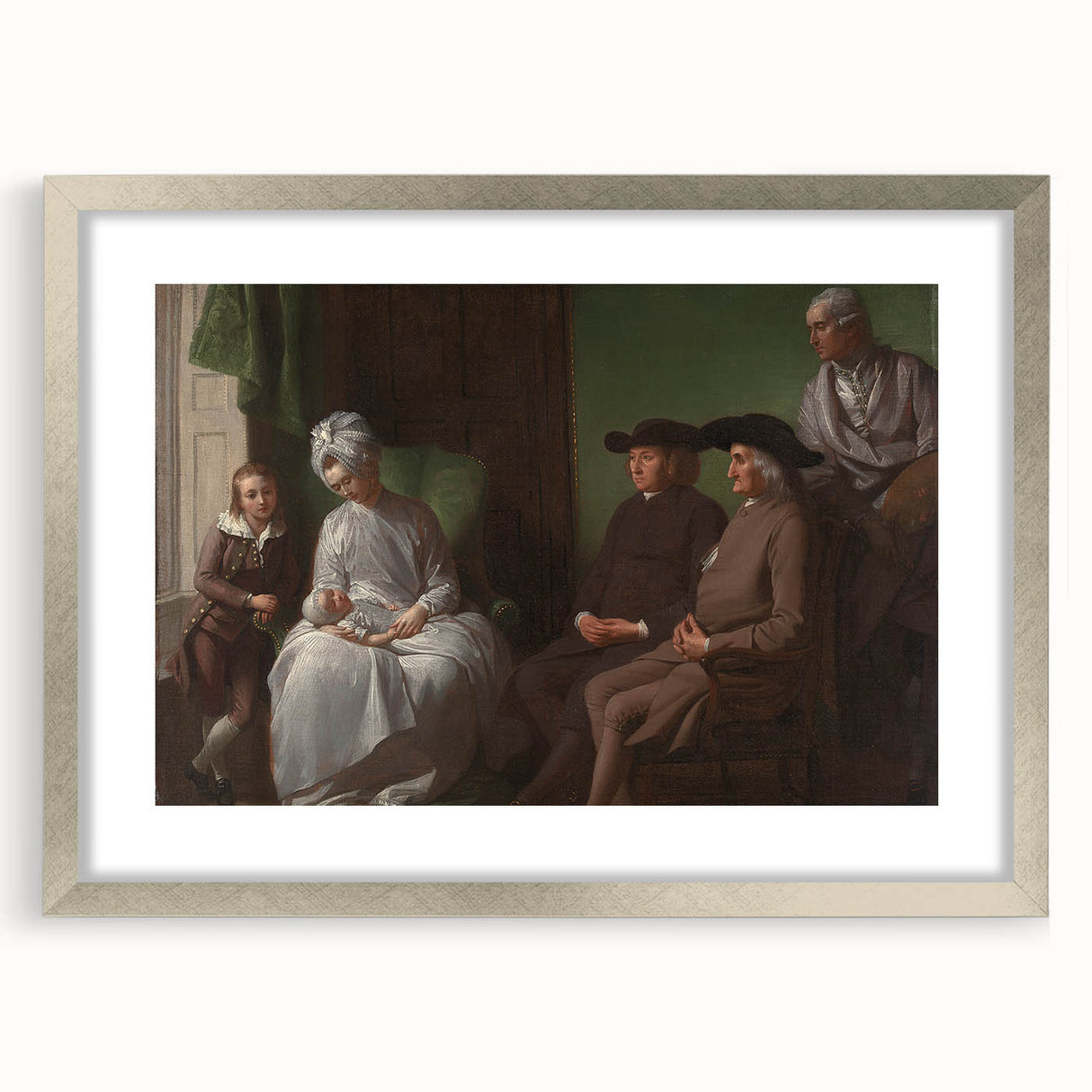The Artist and His Family - Classic Romanticism Canvas Wall Art