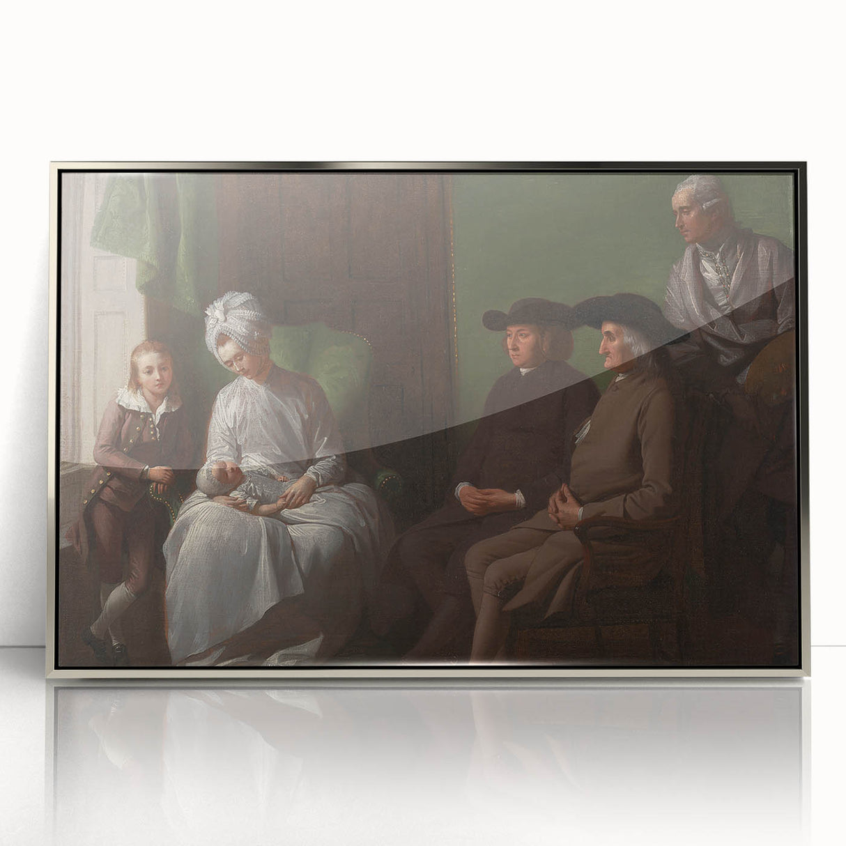 The Artist and His Family - Classic Romanticism Canvas Wall Art