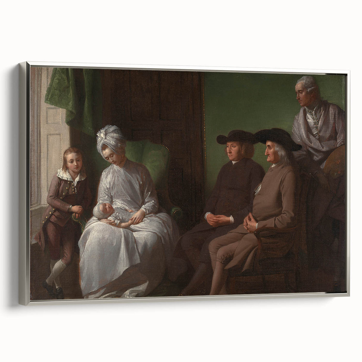 The Artist and His Family - Classic Romanticism Canvas Wall Art