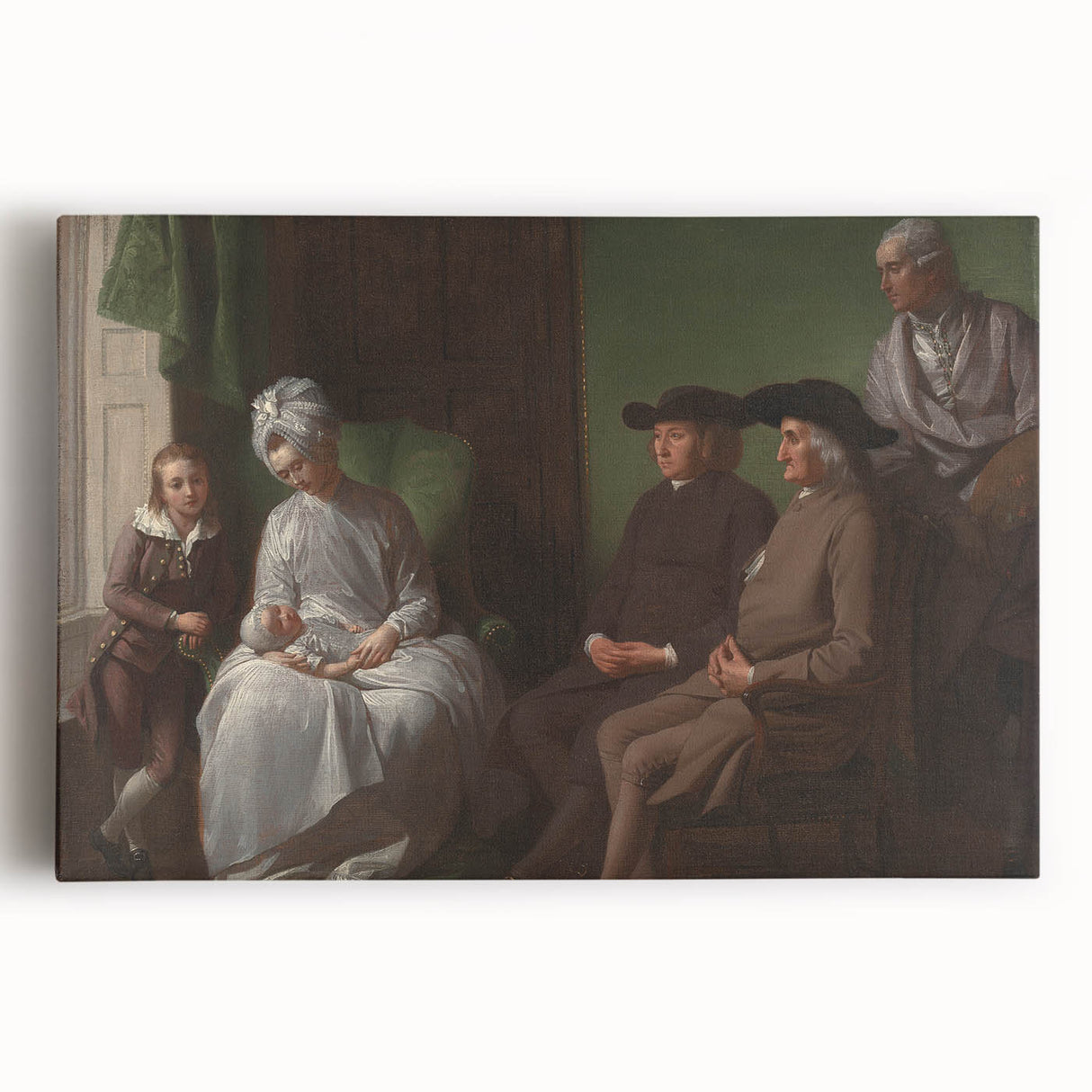 The Artist and His Family - Classic Romanticism Canvas Wall Art