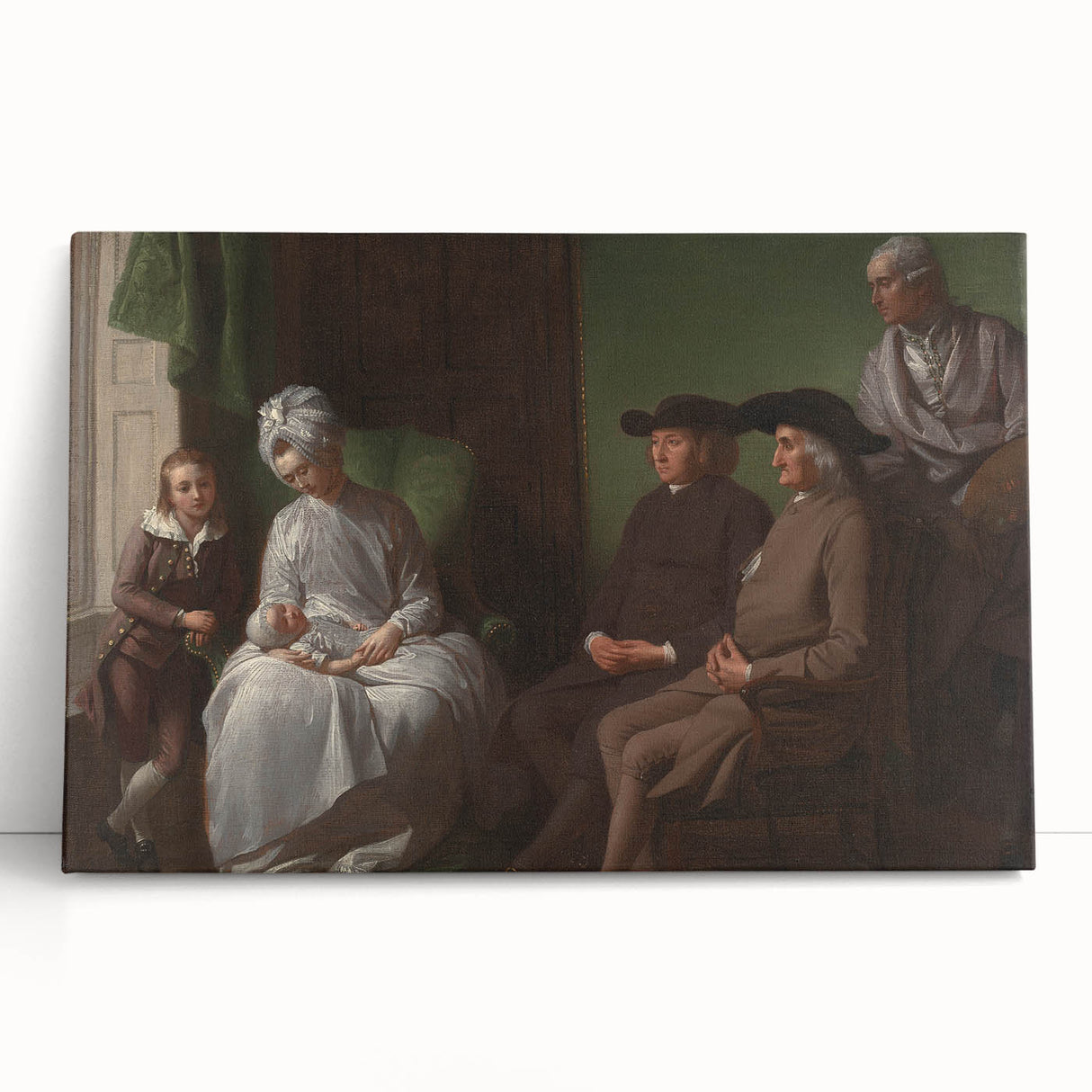 The Artist and His Family - Classic Romanticism Canvas Wall Art