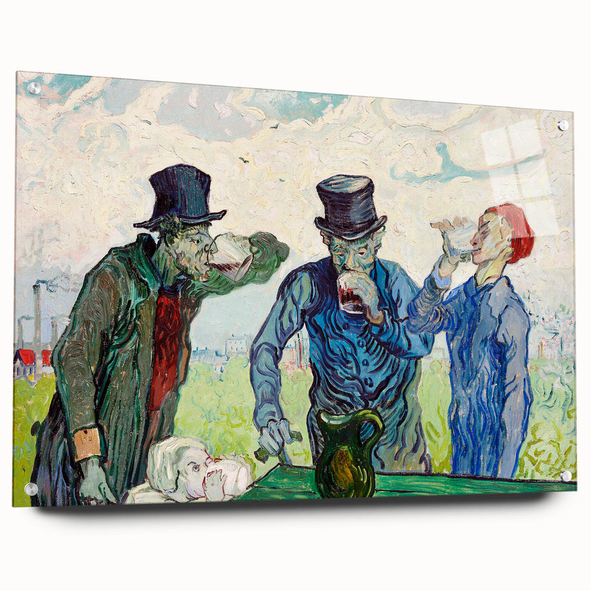 Impressionist Painting – The Drinkers by Vincent van Gogh Print