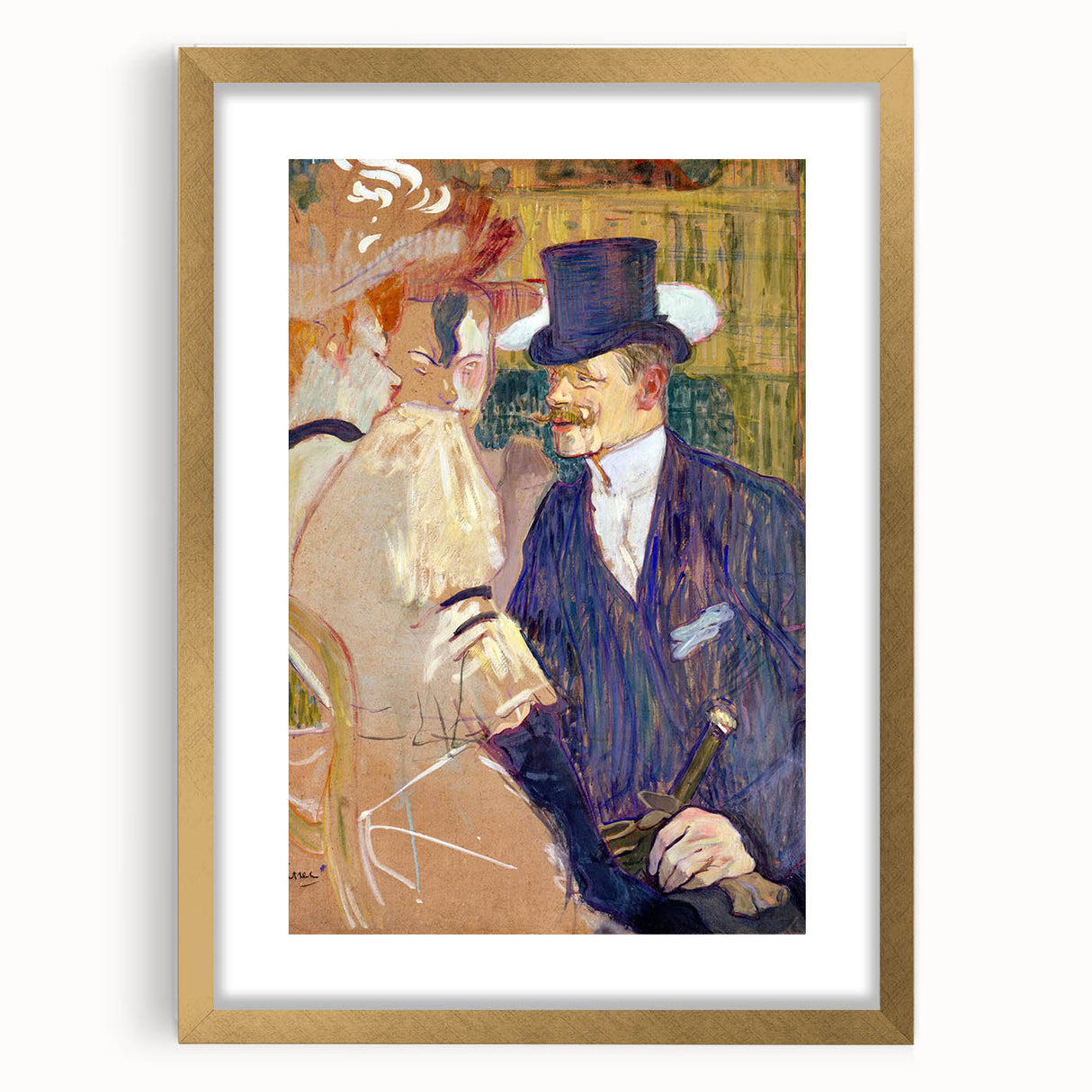 Impressionist Art Print - Toulouse-Lautrec's "The Englishman