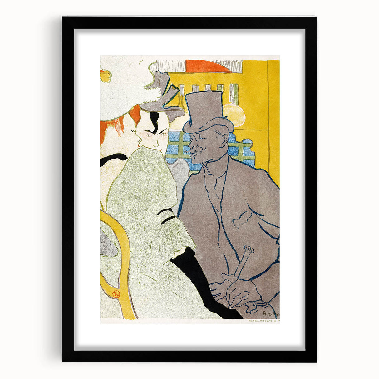 Post-Impressionist Art - Toulouse-Lautrec's "The Englishman" Print