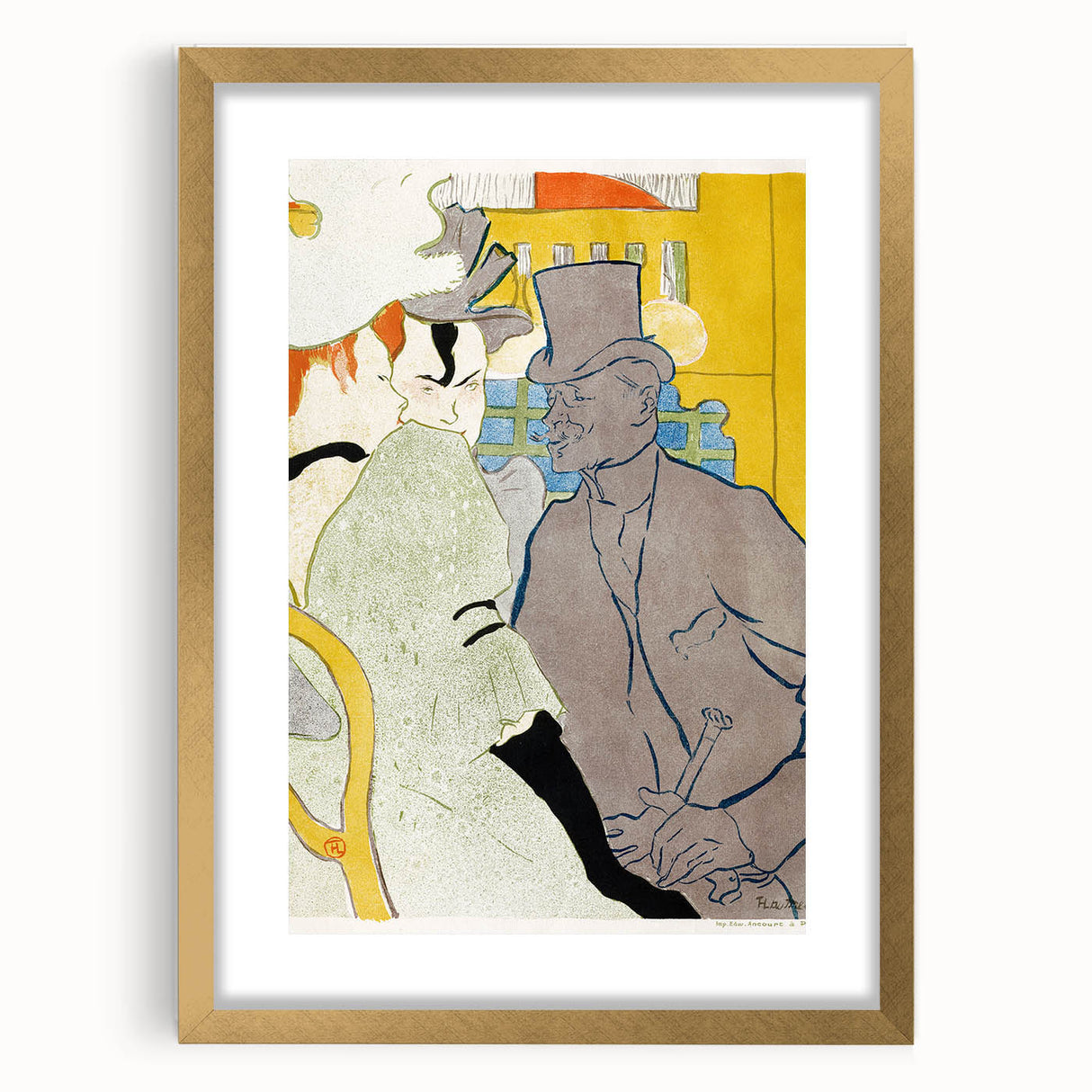 Post-Impressionist Art - Toulouse-Lautrec's "The Englishman" Print
