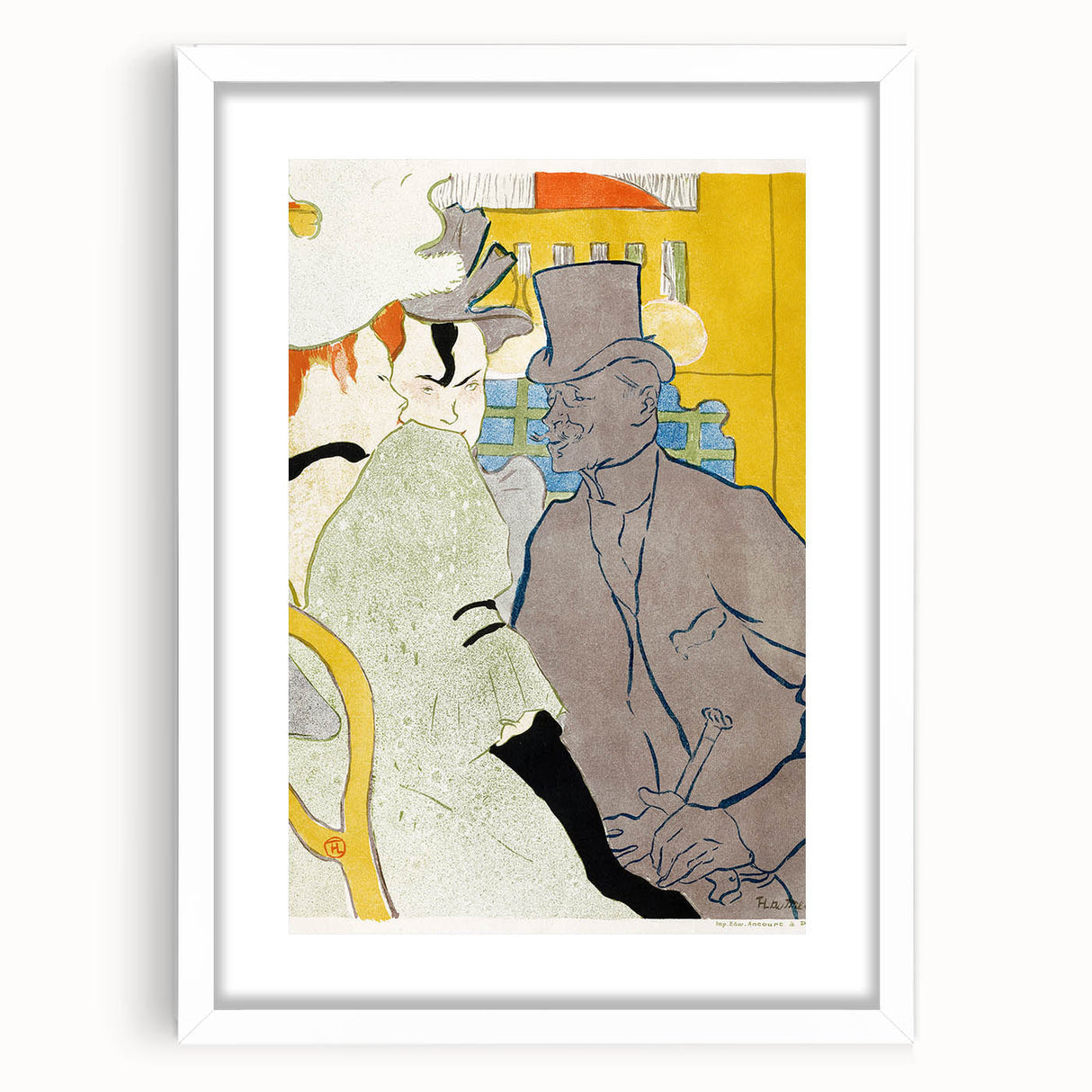 Post-Impressionist Art - Toulouse-Lautrec's "The Englishman" Print