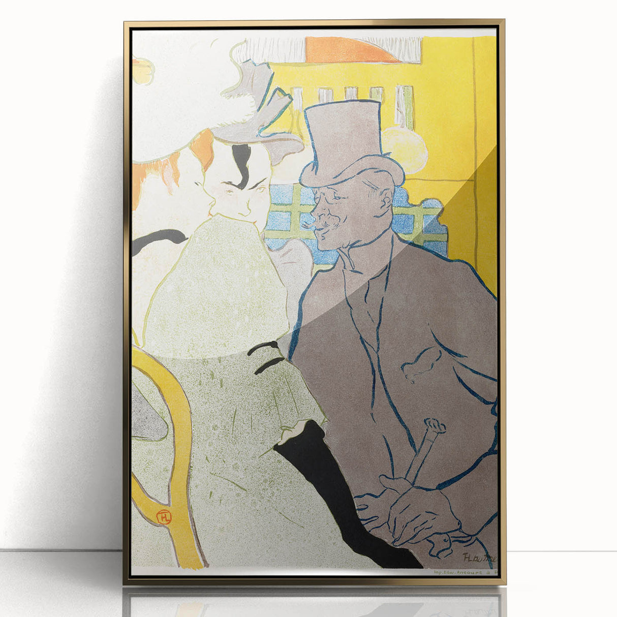 Post-Impressionist Art - Toulouse-Lautrec's "The Englishman" Print