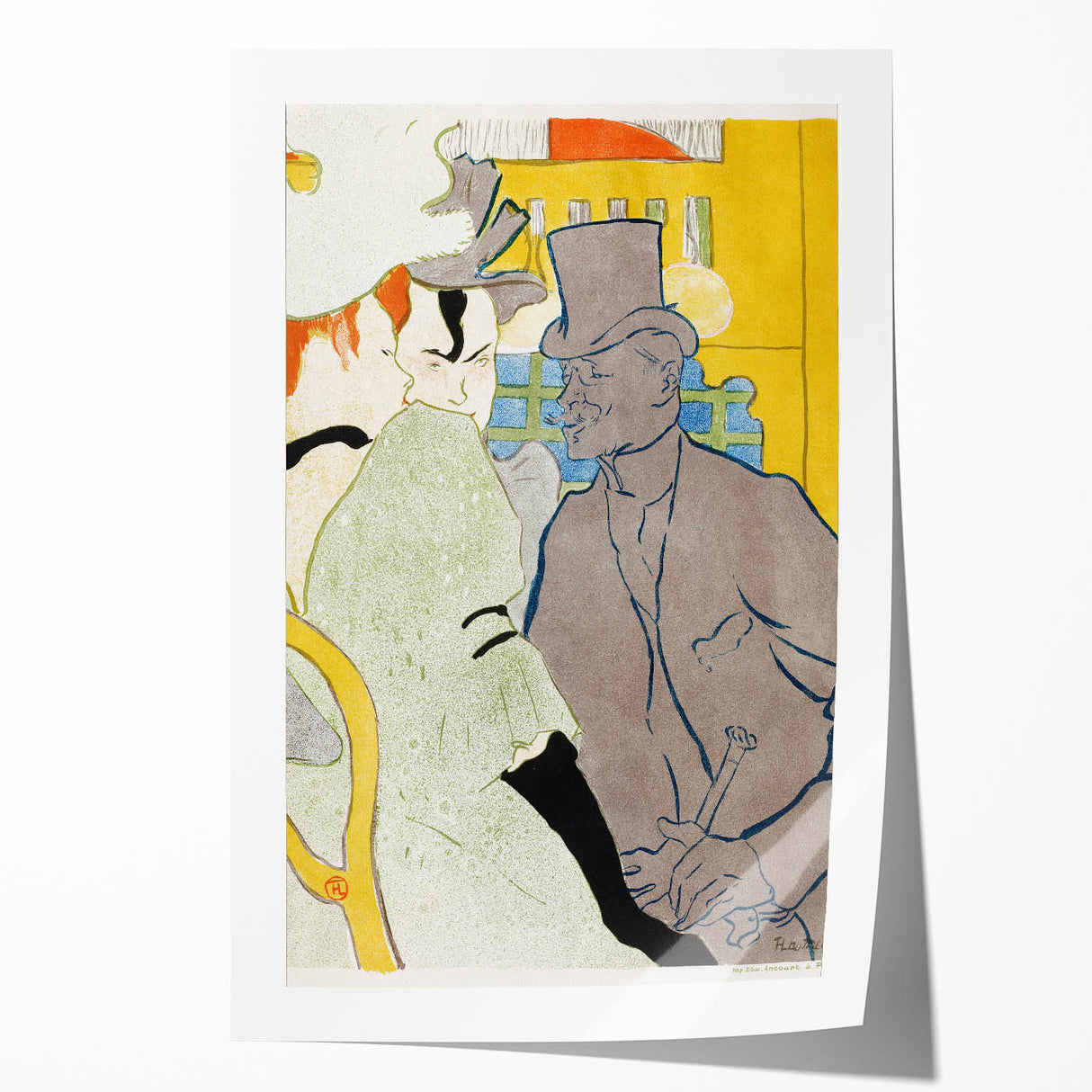 Post-Impressionist Art - Toulouse-Lautrec's "The Englishman" Print