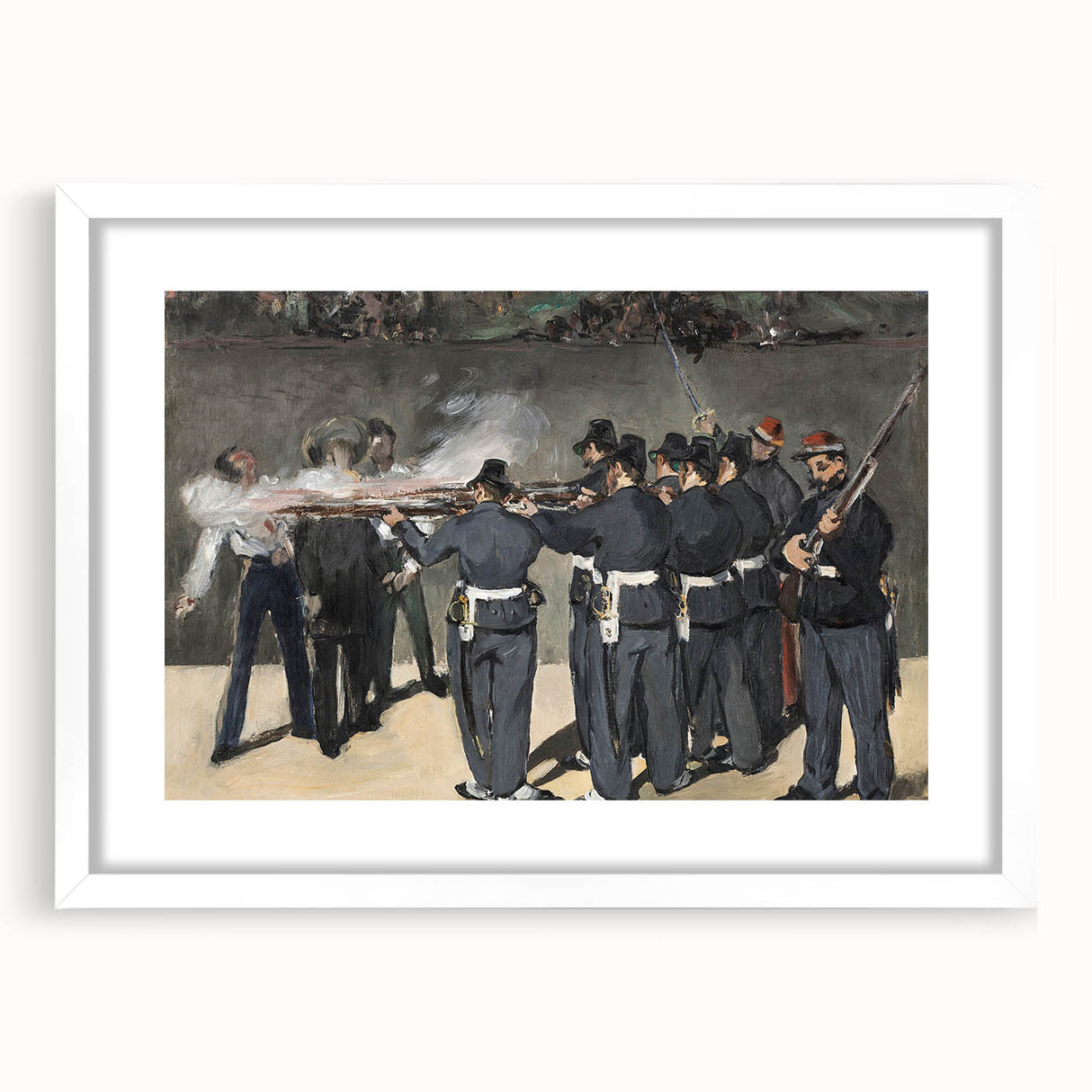Impressionism Wall Art: The Execution of Emperor Maximilian Print