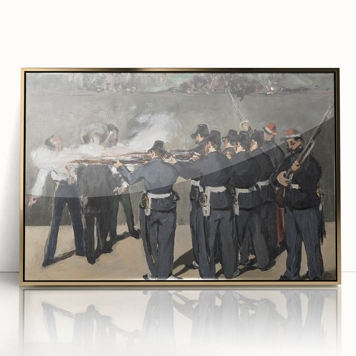 Impressionism Wall Art: The Execution of Emperor Maximilian Print
