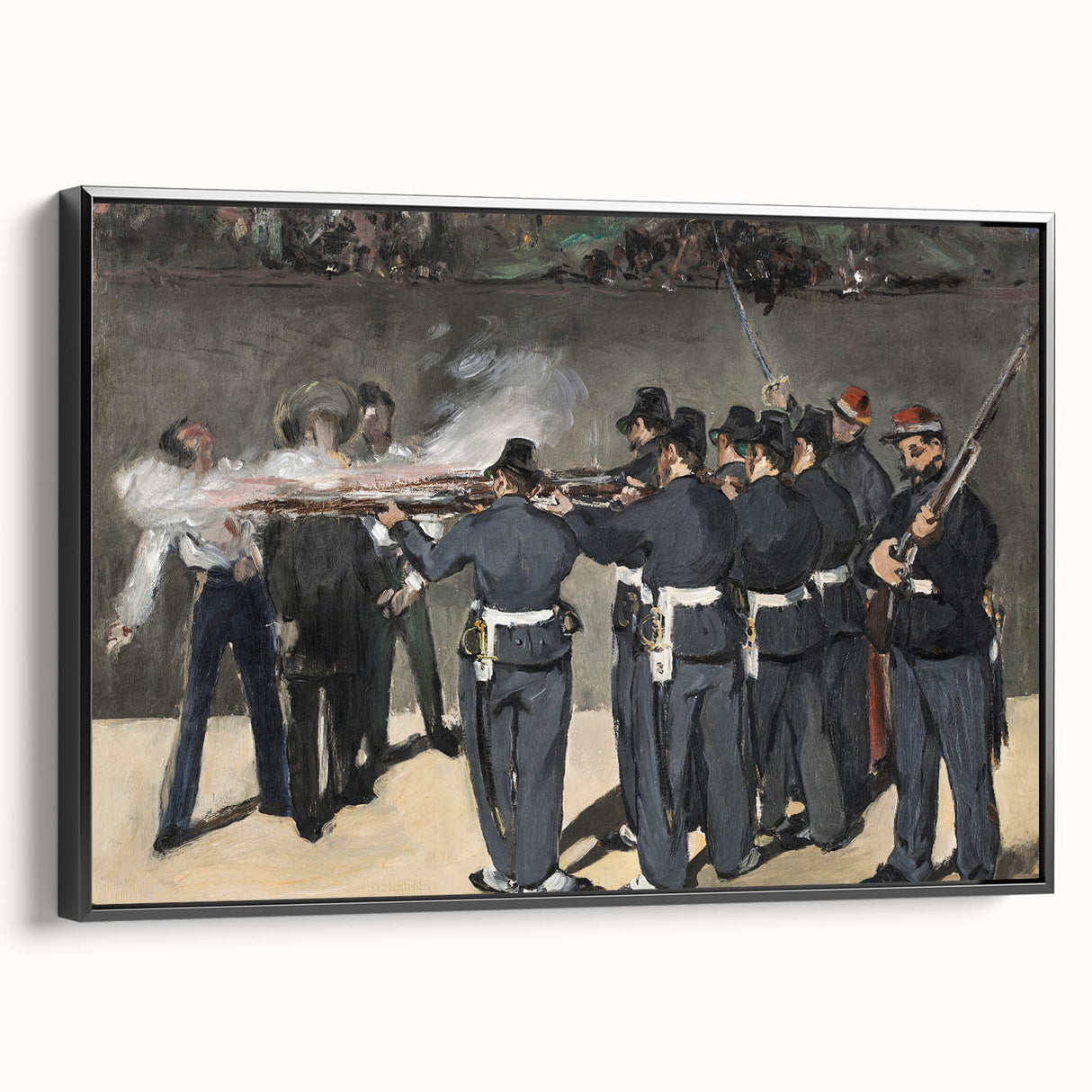 Impressionism Wall Art: The Execution of Emperor Maximilian Print