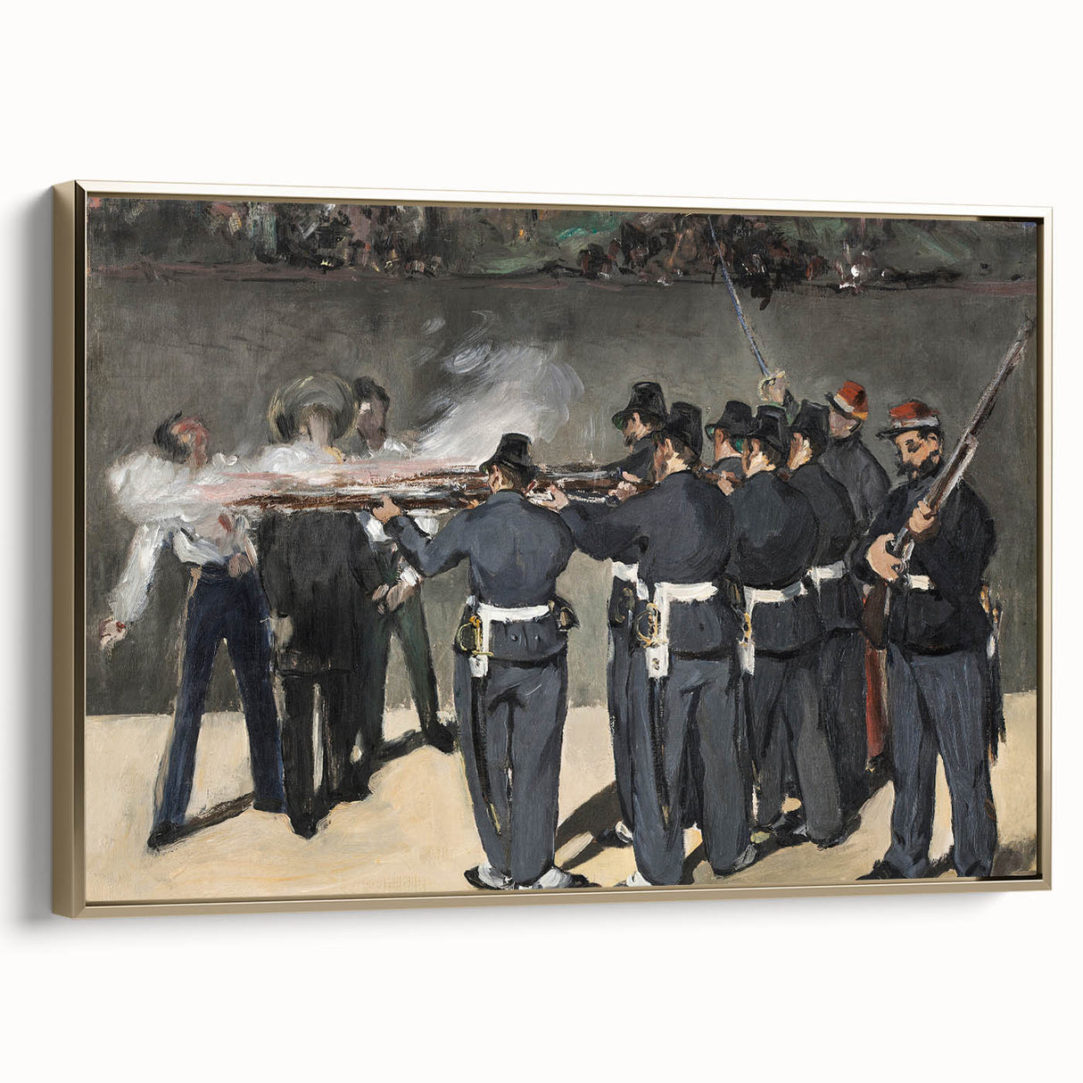 Impressionism Wall Art: The Execution of Emperor Maximilian Print