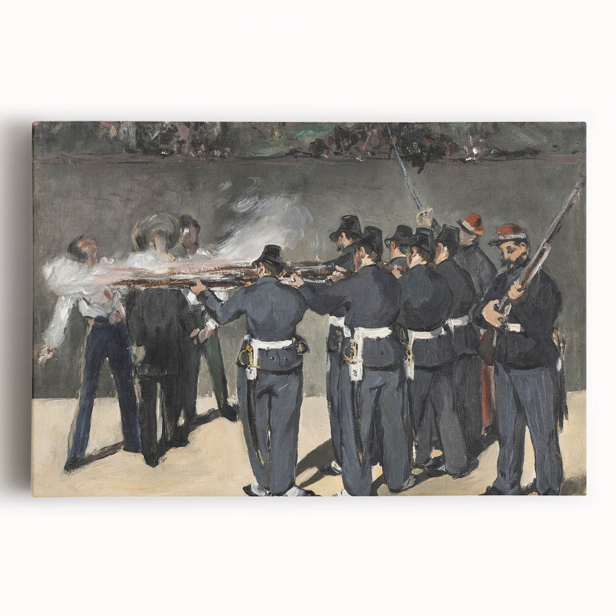 Impressionism Wall Art: The Execution of Emperor Maximilian Print