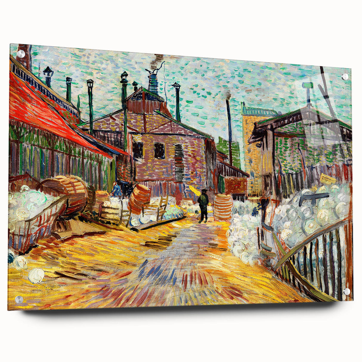 Impressionism Wall Art: The Factory by Vincent van Gogh Print