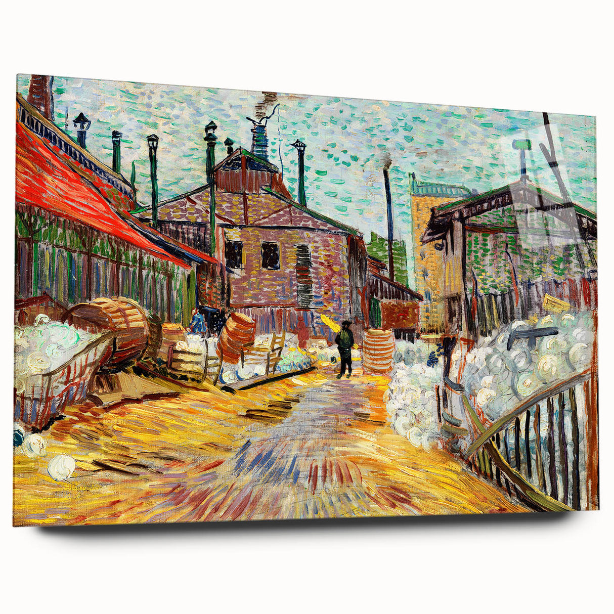 Impressionism Wall Art: The Factory by Vincent van Gogh Print