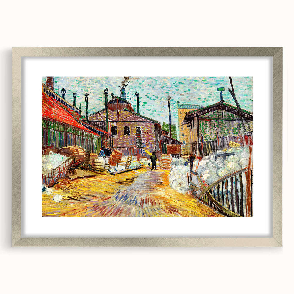 Impressionism Wall Art: The Factory by Vincent van Gogh Print