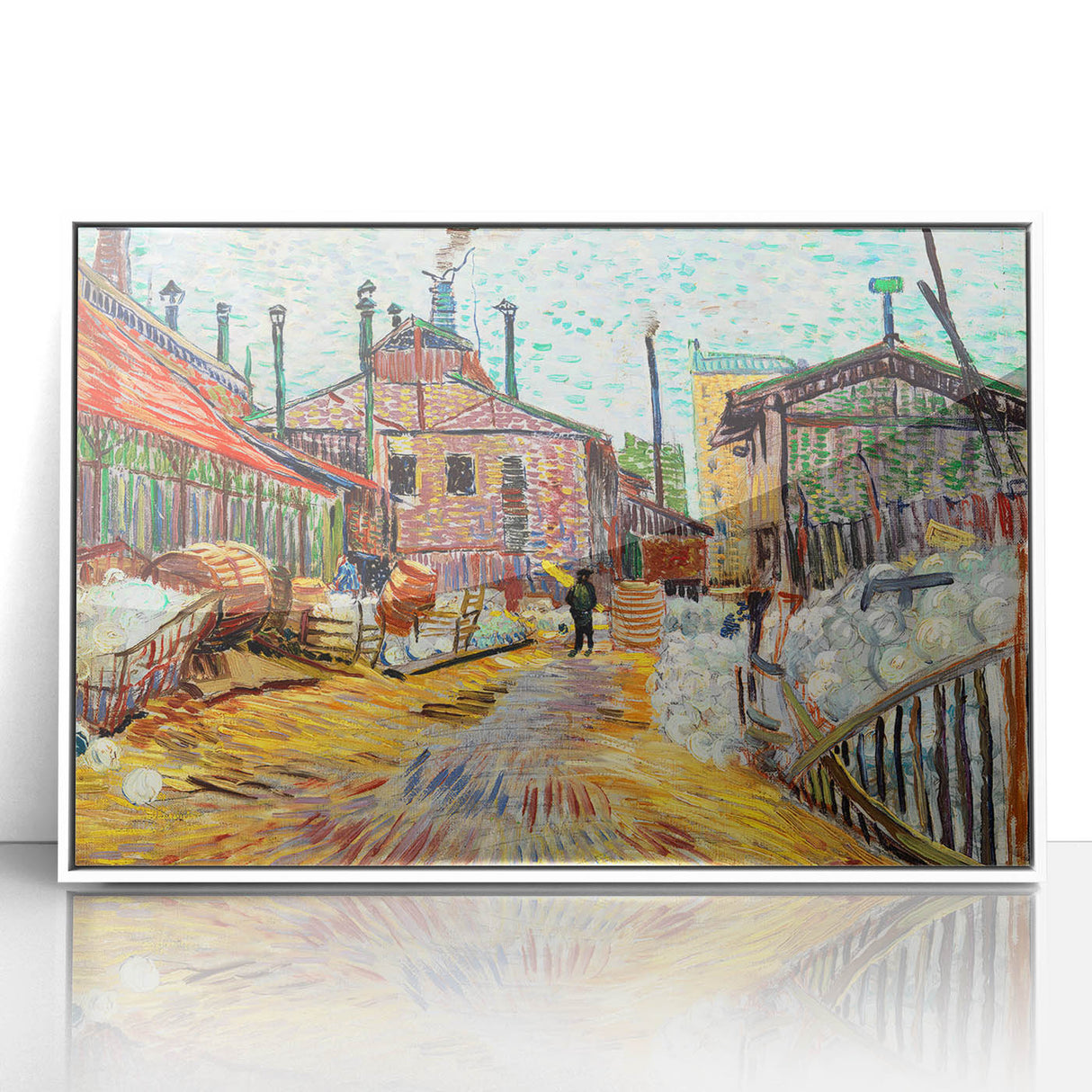 Impressionism Wall Art: The Factory by Vincent van Gogh Print