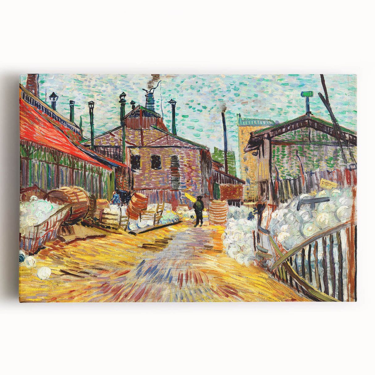Impressionism Wall Art: The Factory by Vincent van Gogh Print