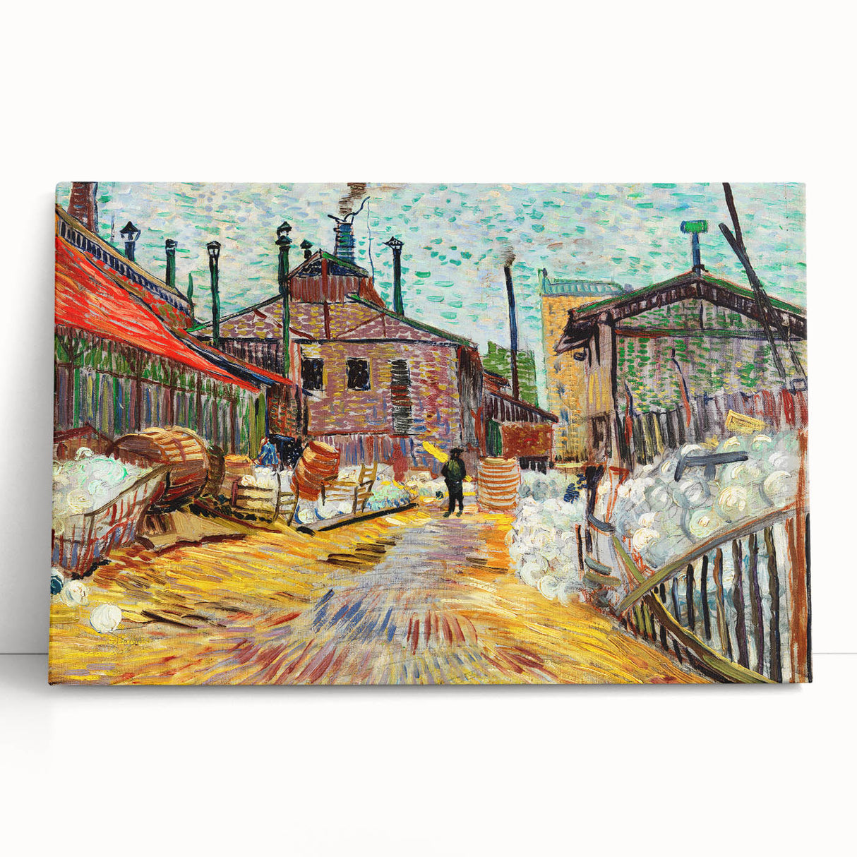 Impressionism Wall Art: The Factory by Vincent van Gogh Print