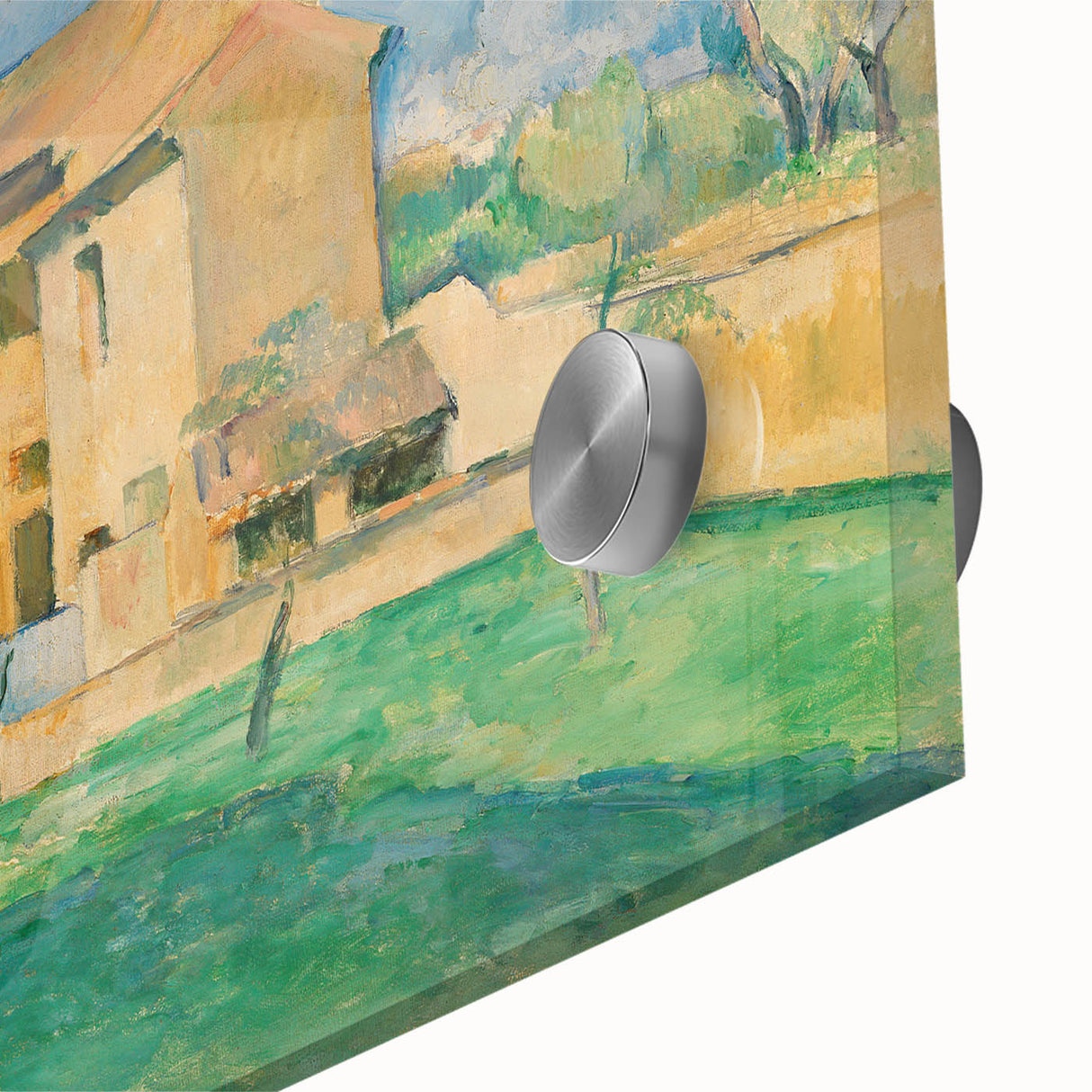 Impressionist Landscape: The Farm at Jas de Bouffan Print