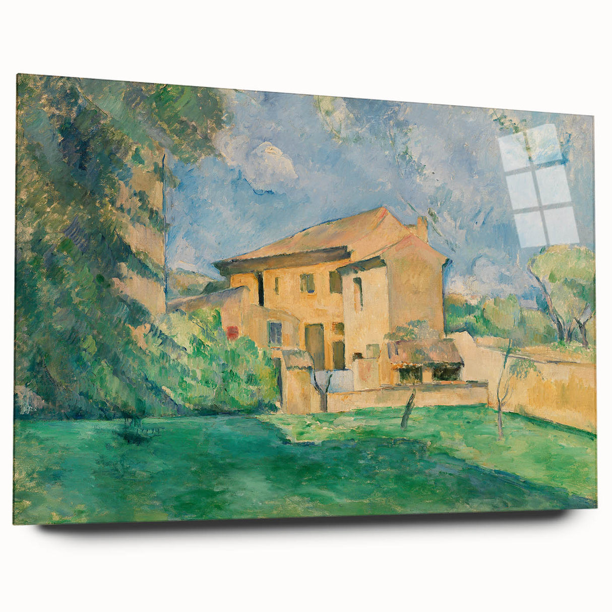 Impressionist Landscape: The Farm at Jas de Bouffan Print