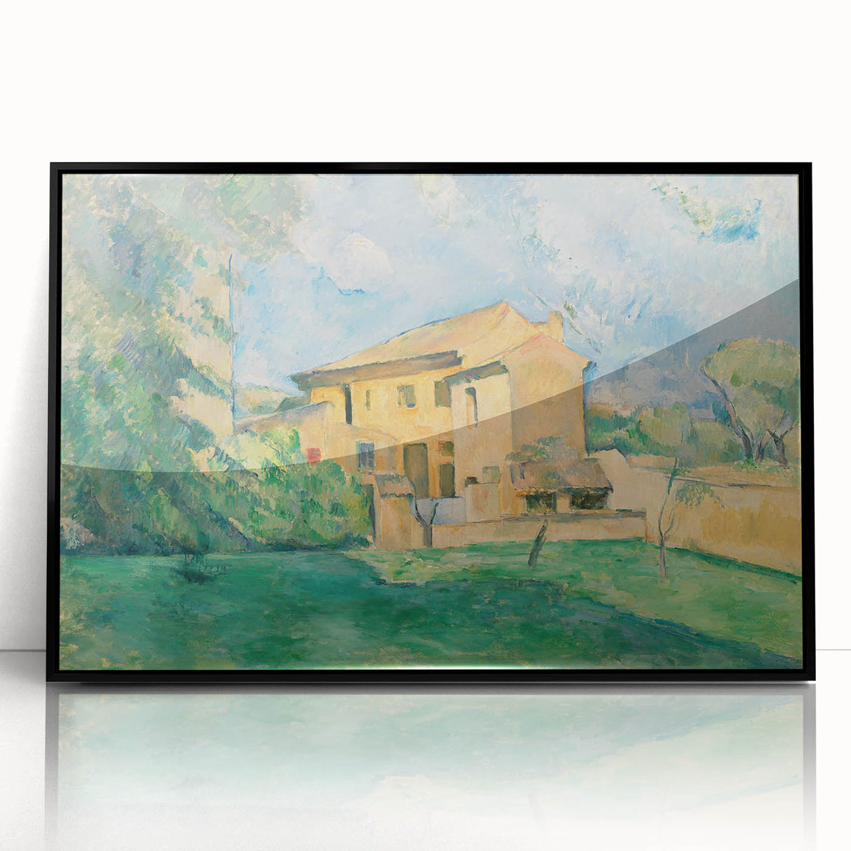 Impressionist Landscape: The Farm at Jas de Bouffan Print