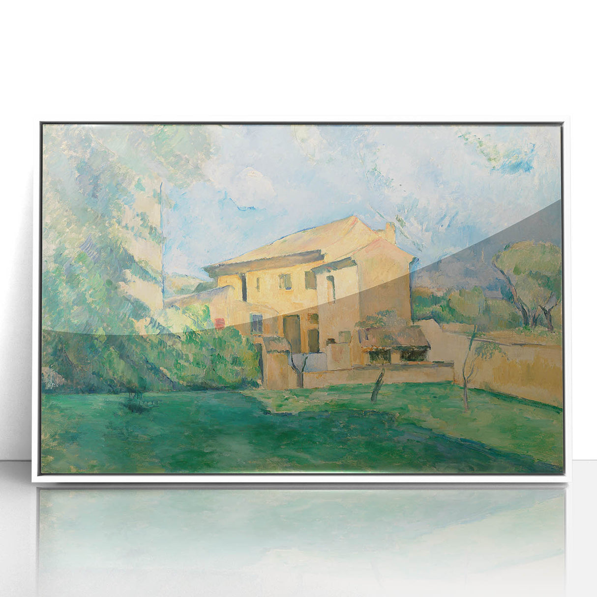 Impressionist Landscape: The Farm at Jas de Bouffan Print
