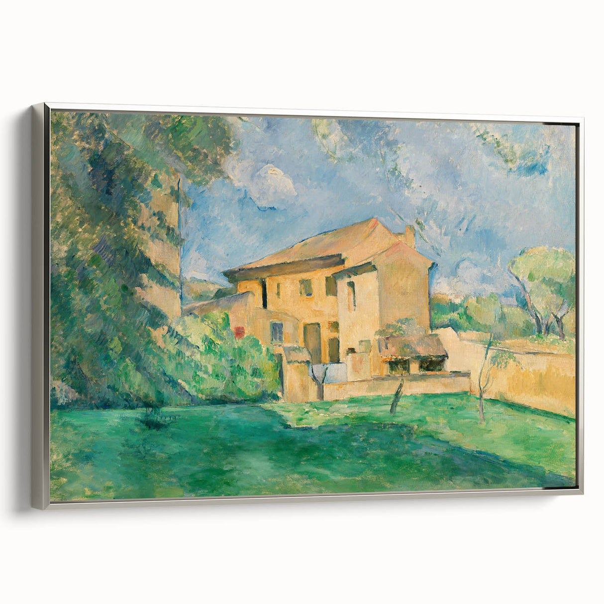 Impressionist Landscape: The Farm at Jas de Bouffan Print