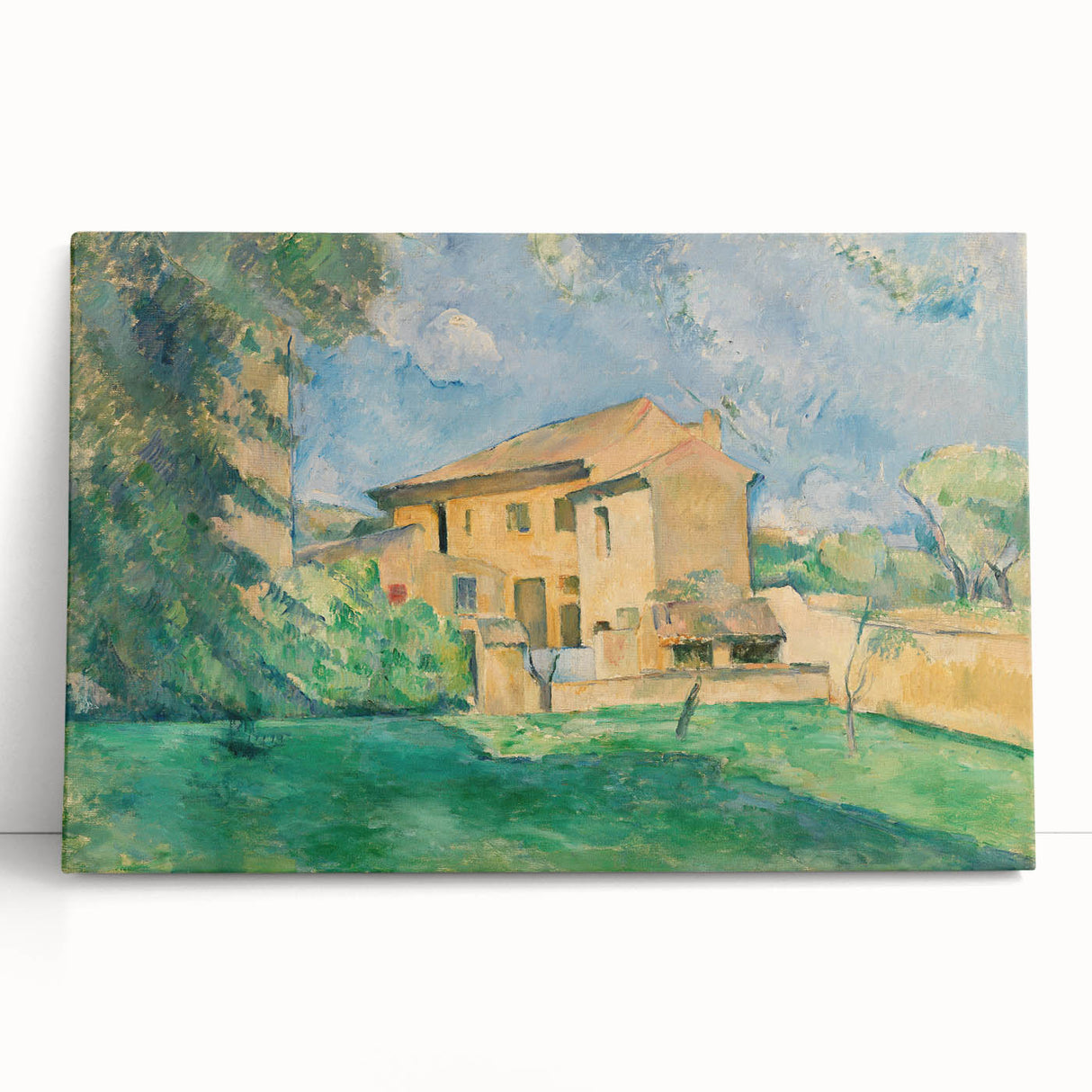 Impressionist Landscape: The Farm at Jas de Bouffan Print