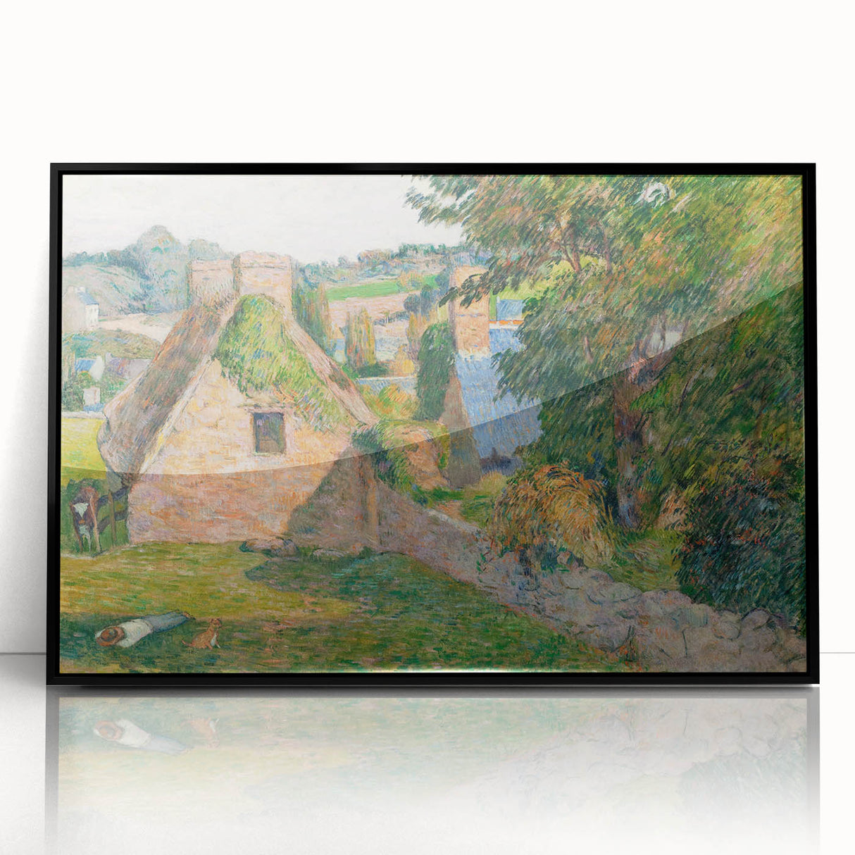 Impressionist Landscape: The Field of Derout Lollichon Print