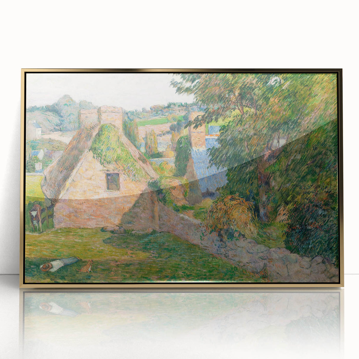 Impressionist Landscape: The Field of Derout Lollichon Print