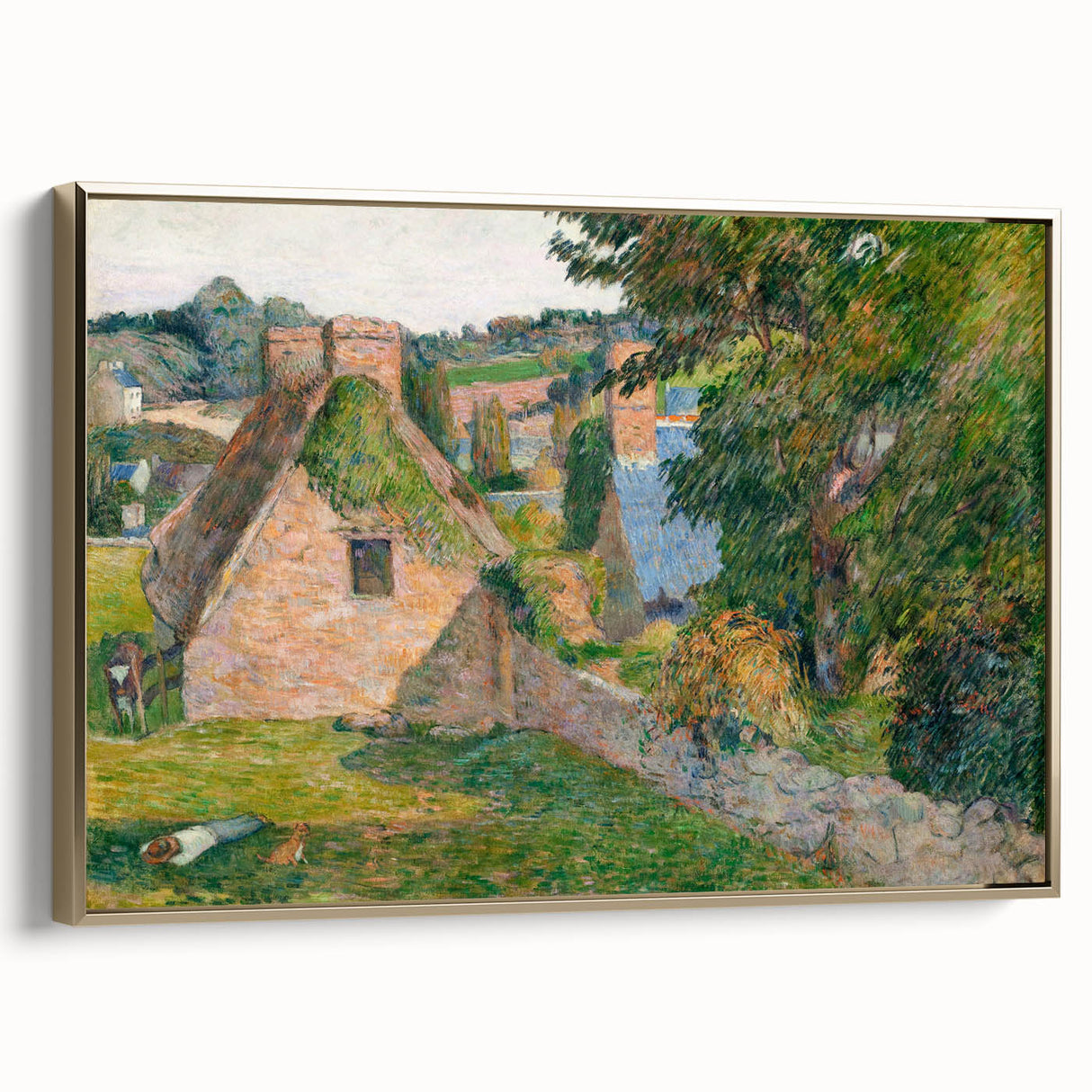 Impressionist Landscape: The Field of Derout Lollichon Print
