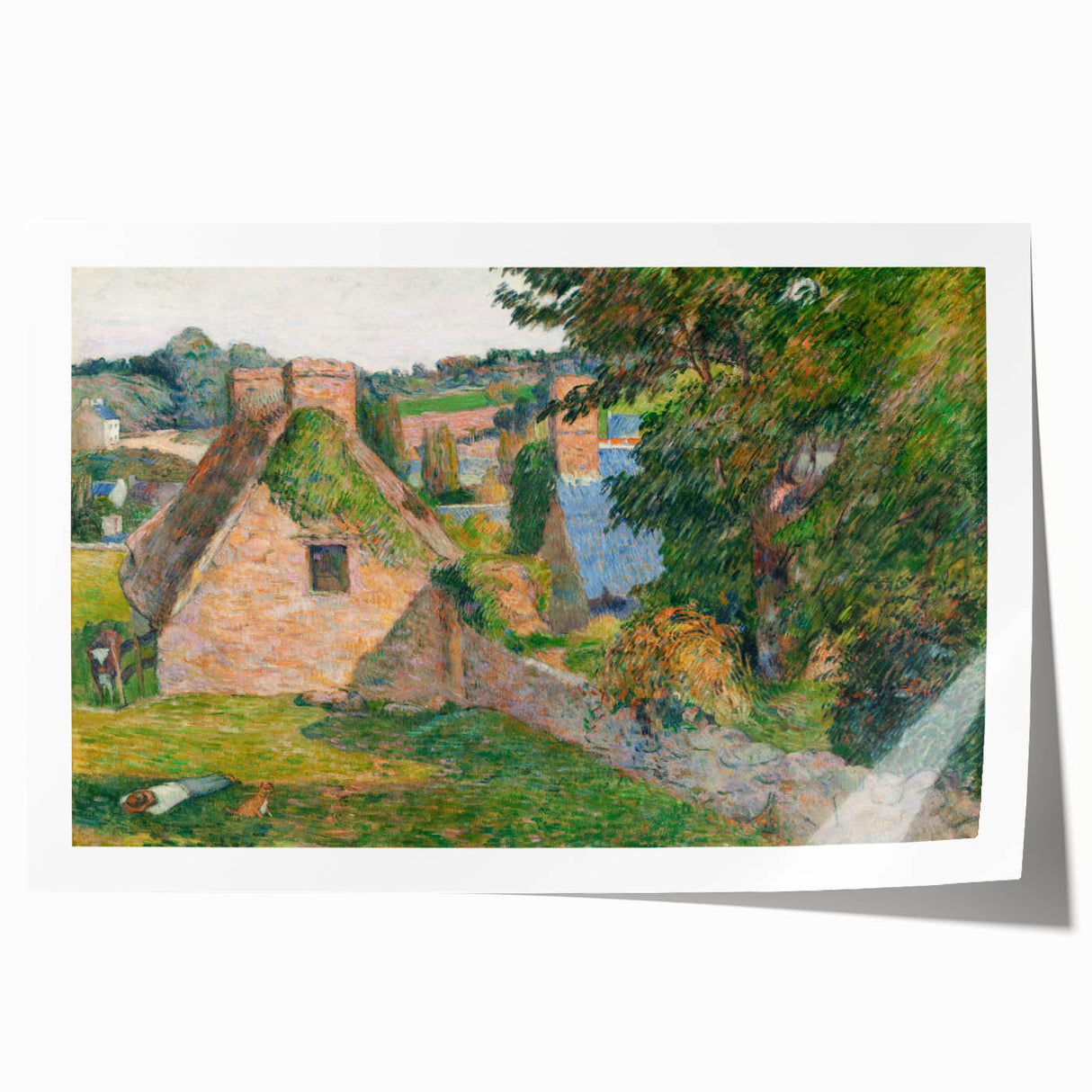 Impressionist Landscape: The Field of Derout Lollichon Print