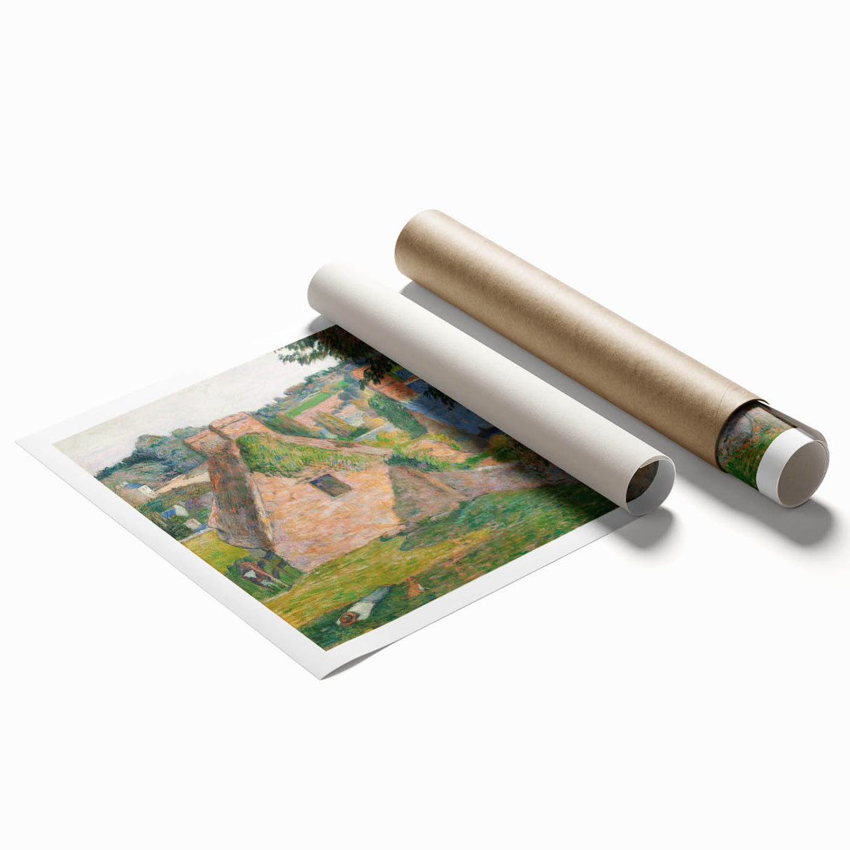 Impressionist Landscape: The Field of Derout Lollichon Print