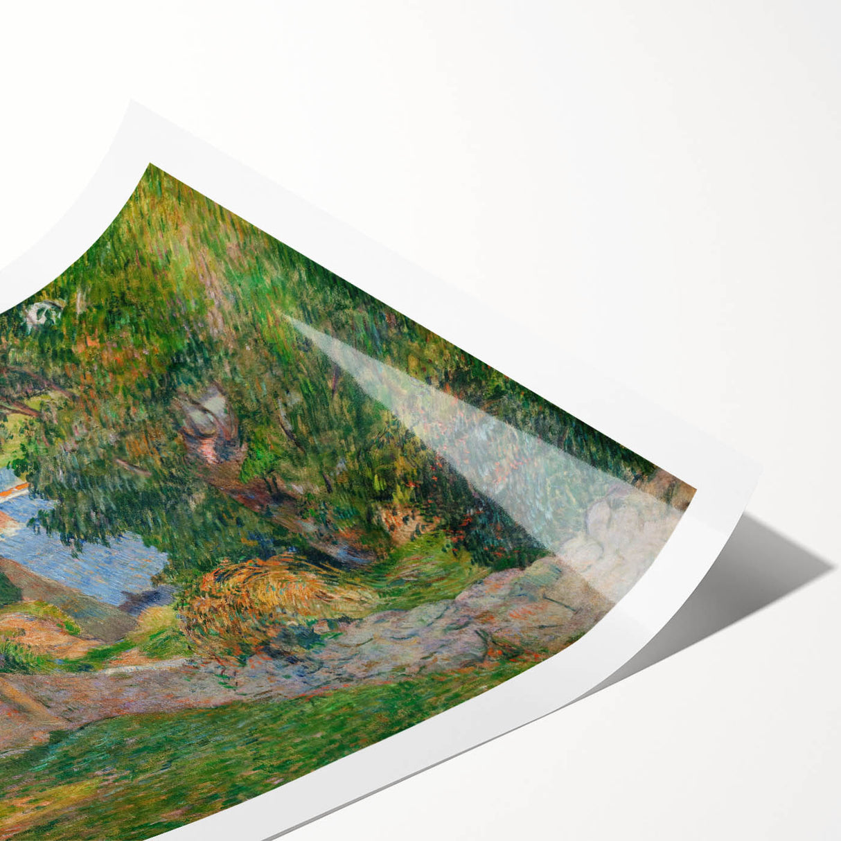 Impressionist Landscape: The Field of Derout Lollichon Print