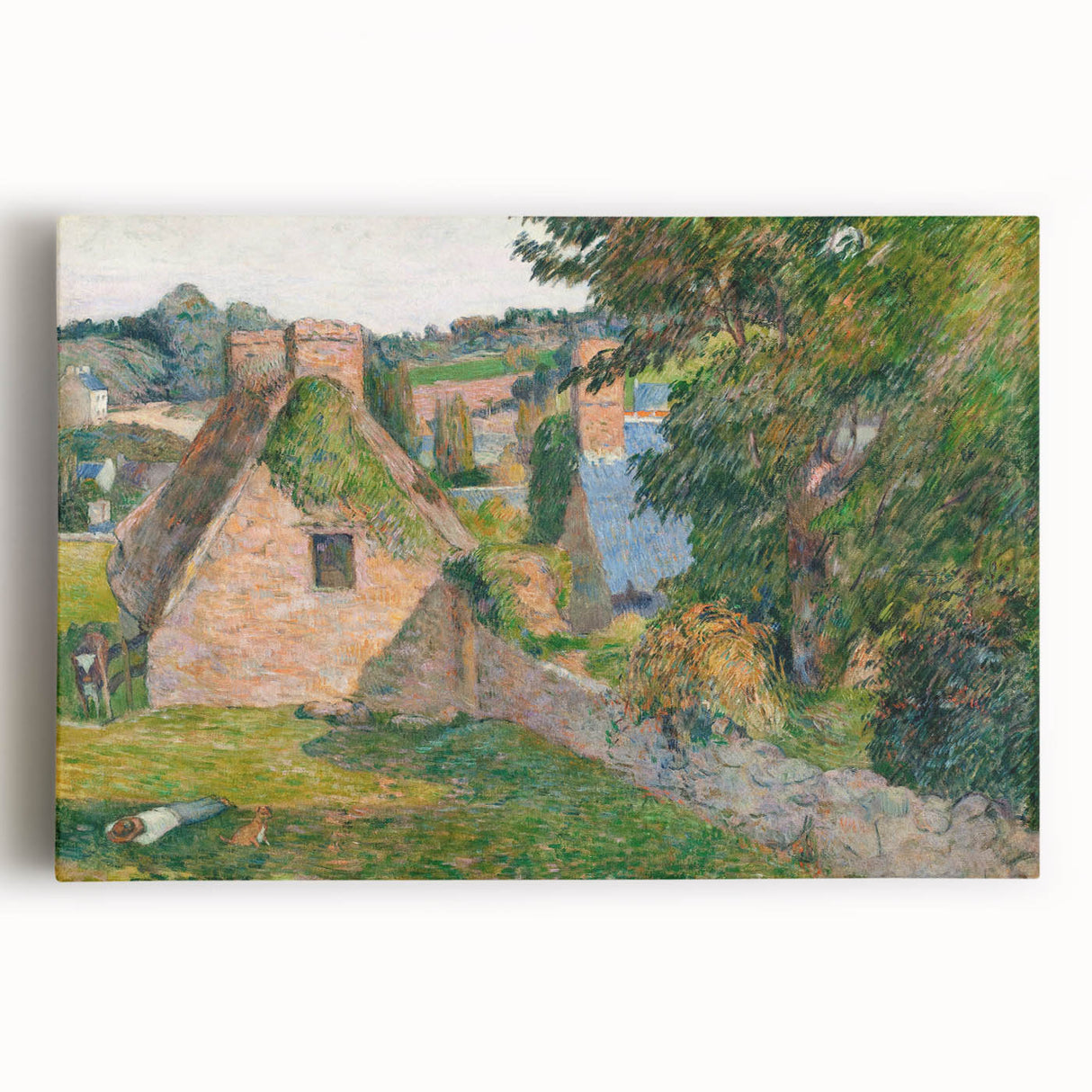 Impressionist Landscape: The Field of Derout Lollichon Print
