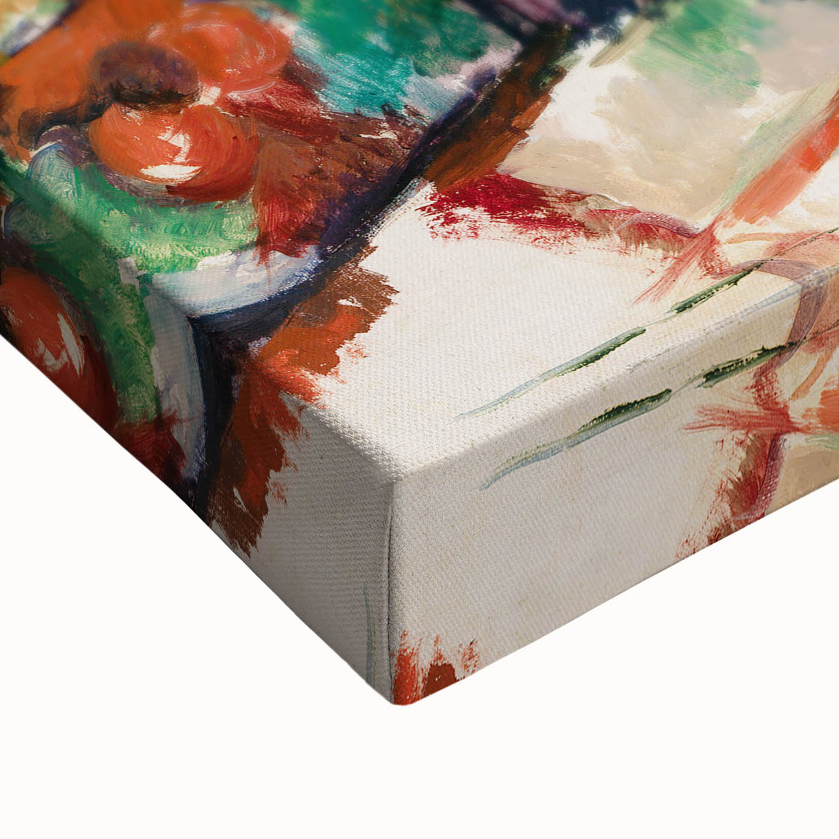 Impressionist Flower Vase Wall Art - Vibrant Floral Still Life Print