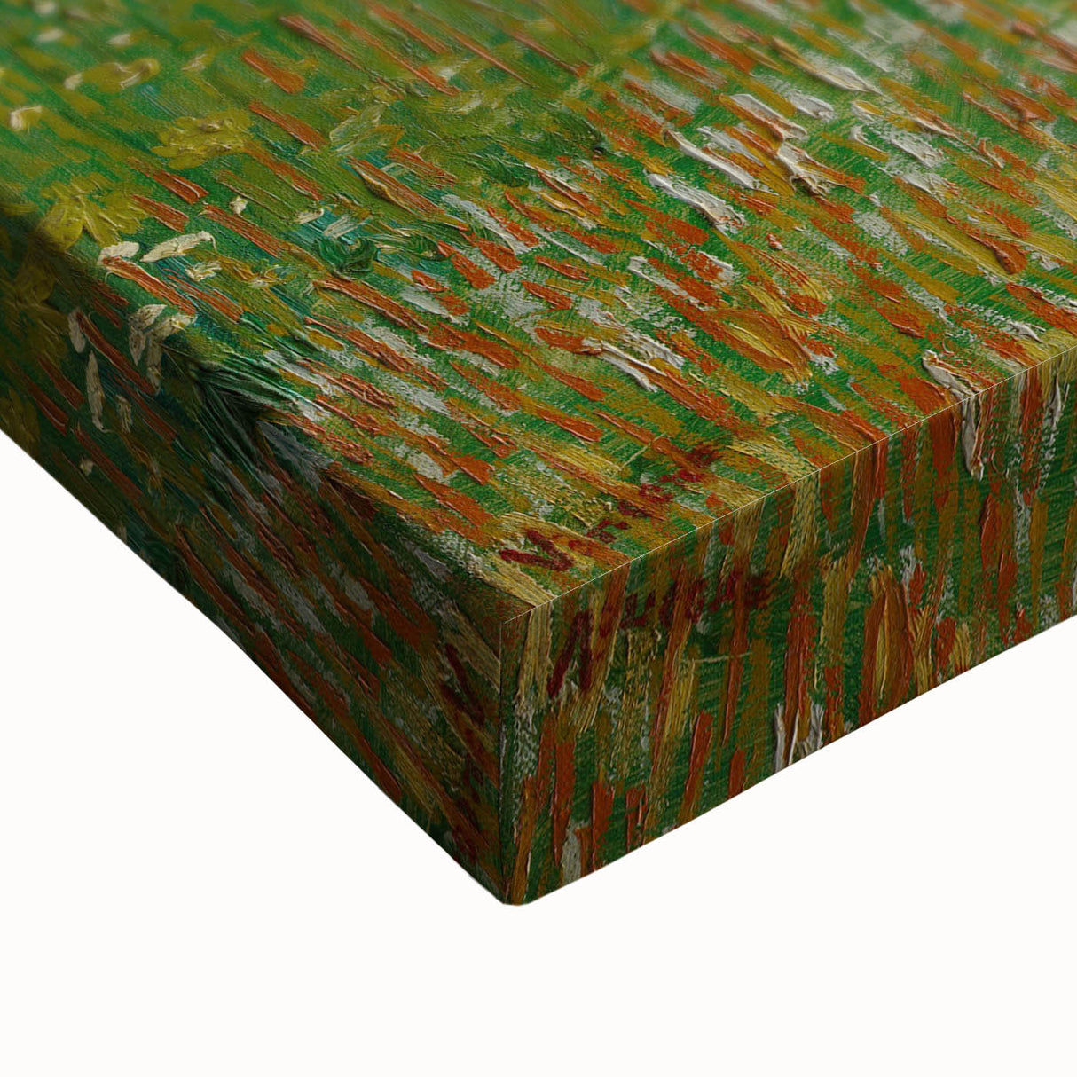 Impressionist Blooming Orchard - Peaceful Landscape Wall Art Print